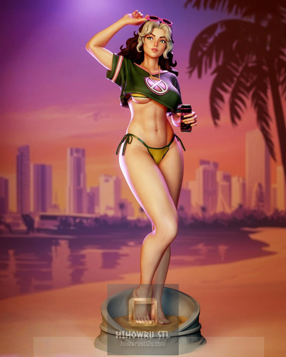 5559 Rogue NSFW - X-men - STL 3D Print Files