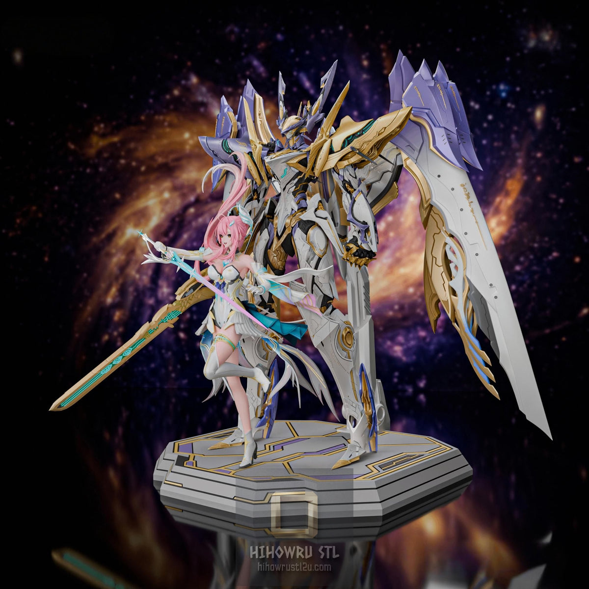 5561 Exostrider and Aemeath – Wuthering Waves - STL 3D Print Files