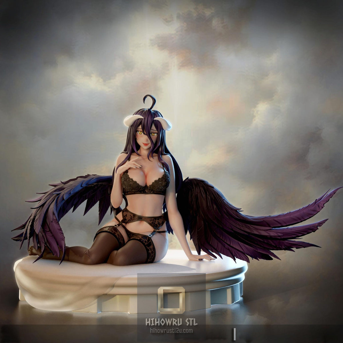 5634 Albedo And Shalltear Bloodfallen NSFW - Overlord - STL 3D Print Files