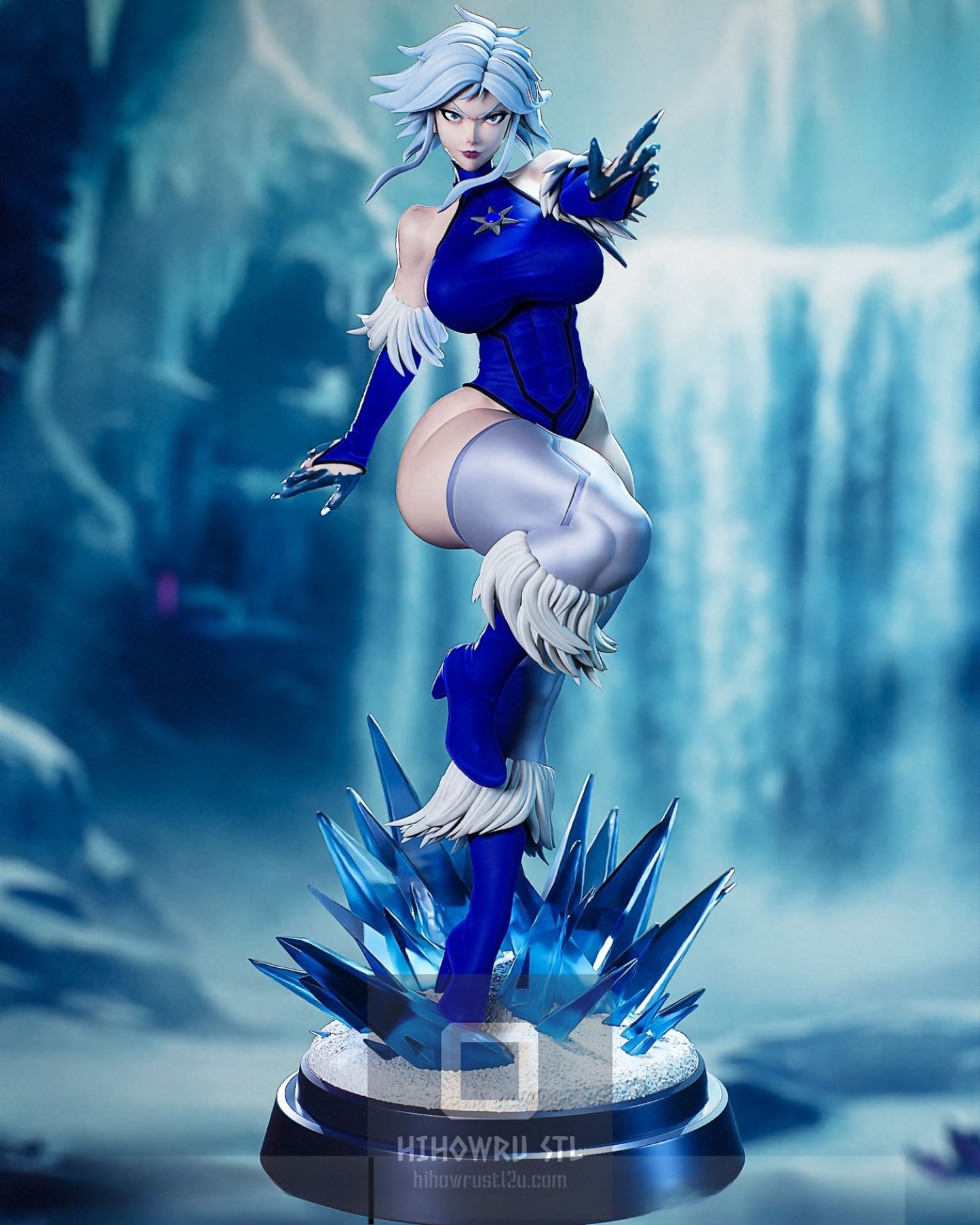 4873 Killer Frost NSFW - DC Comics - STL 3D Print Files
