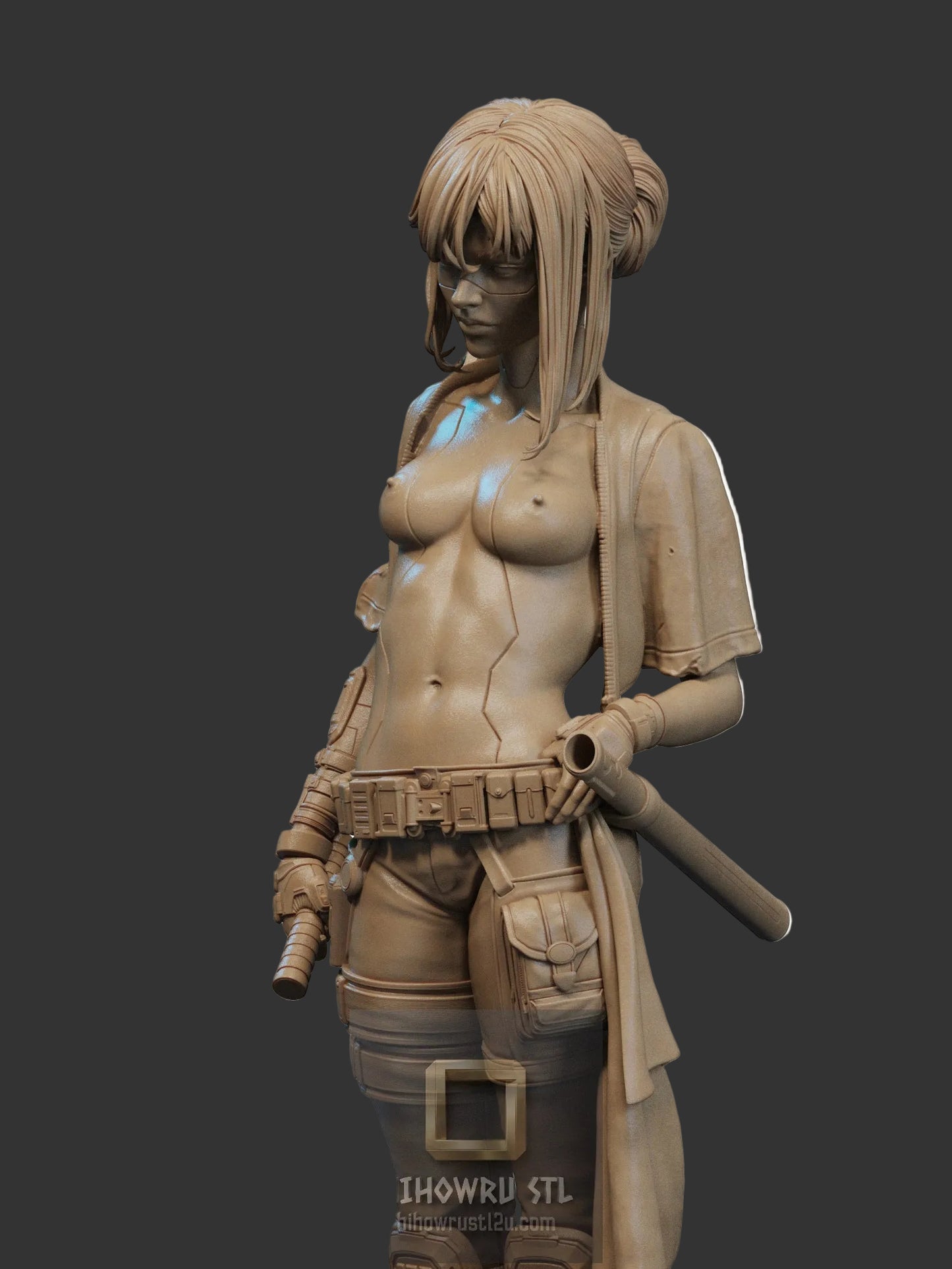 5214 Cyber Samurai NSFW - STL 3D Print Files