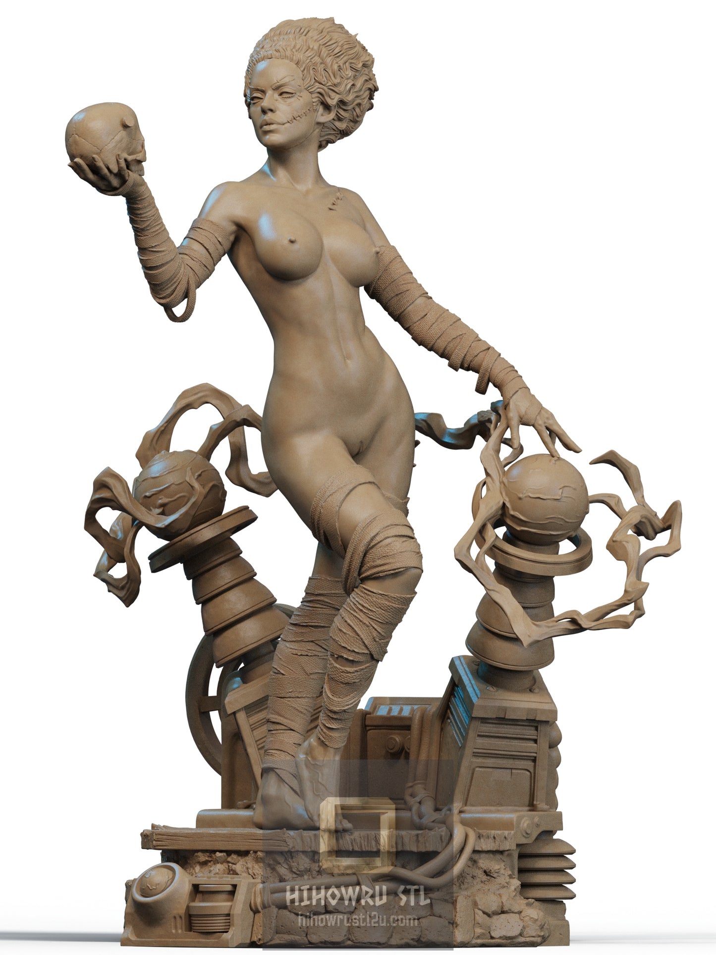 5441 Bride of Frankenstein NSFW - STL 3D Print Files