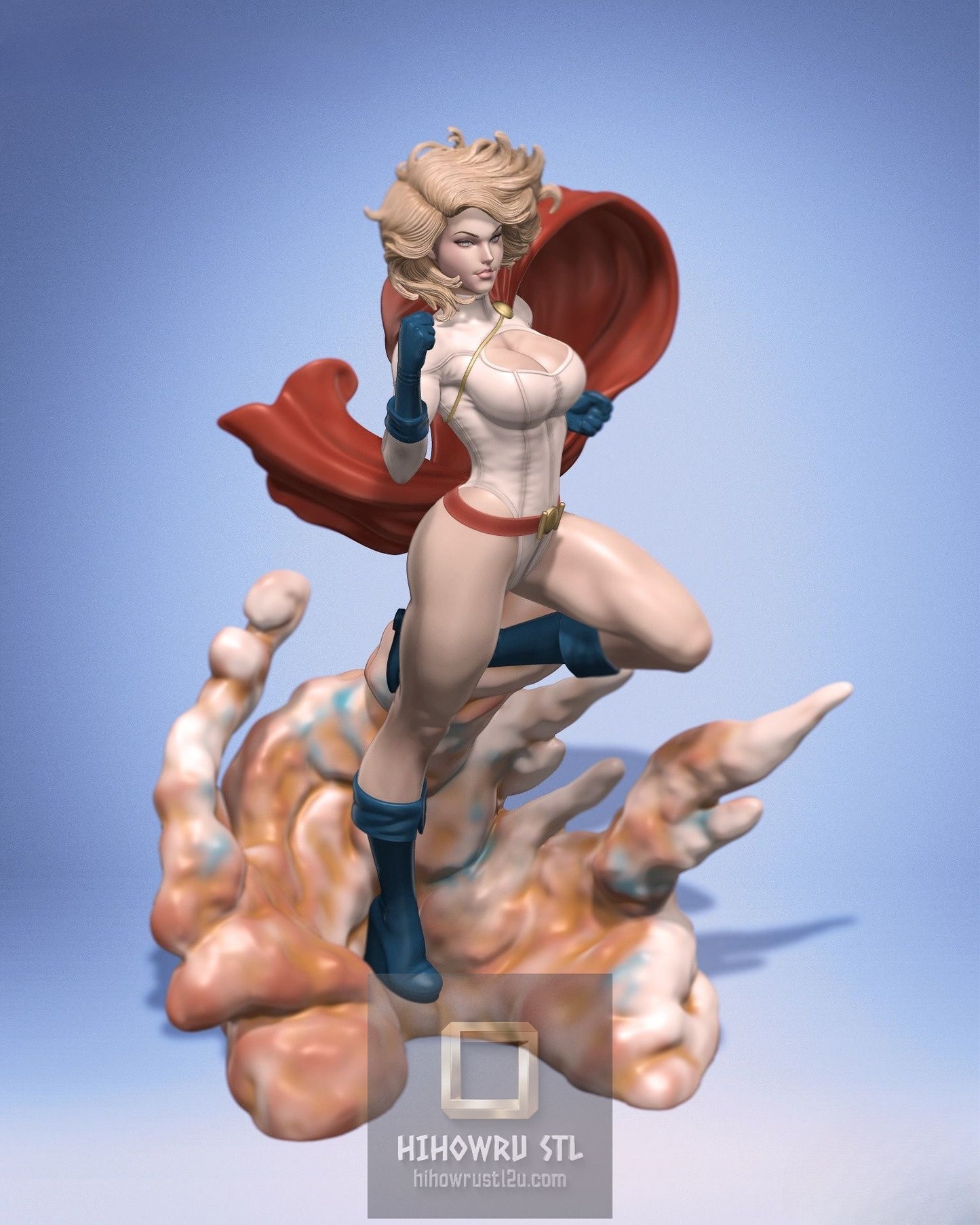 5221 Power Girl NSFW - DC Comics - STL 3D Print Files