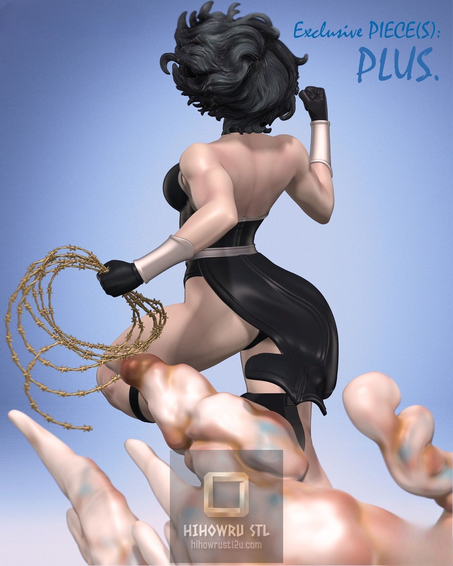 5221 Power Girl NSFW - DC Comics - STL 3D Print Files