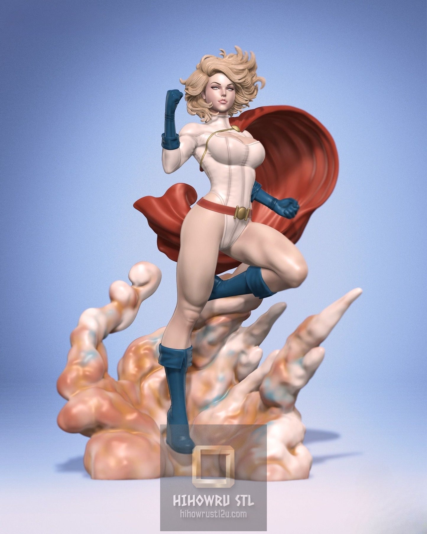 5221 Power Girl NSFW - DC Comics - STL 3D Print Files