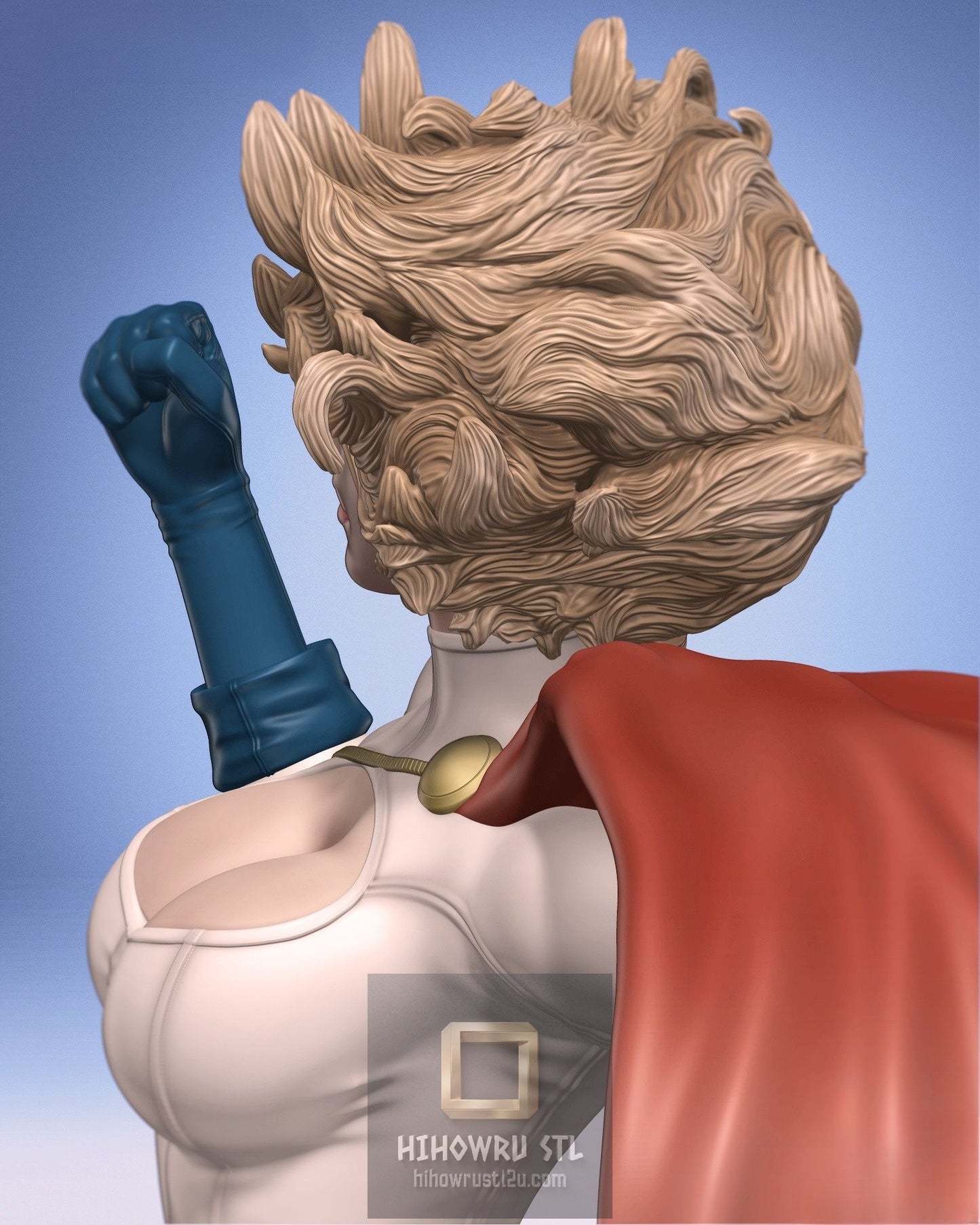 5221 Power Girl NSFW - DC Comics - STL 3D Print Files