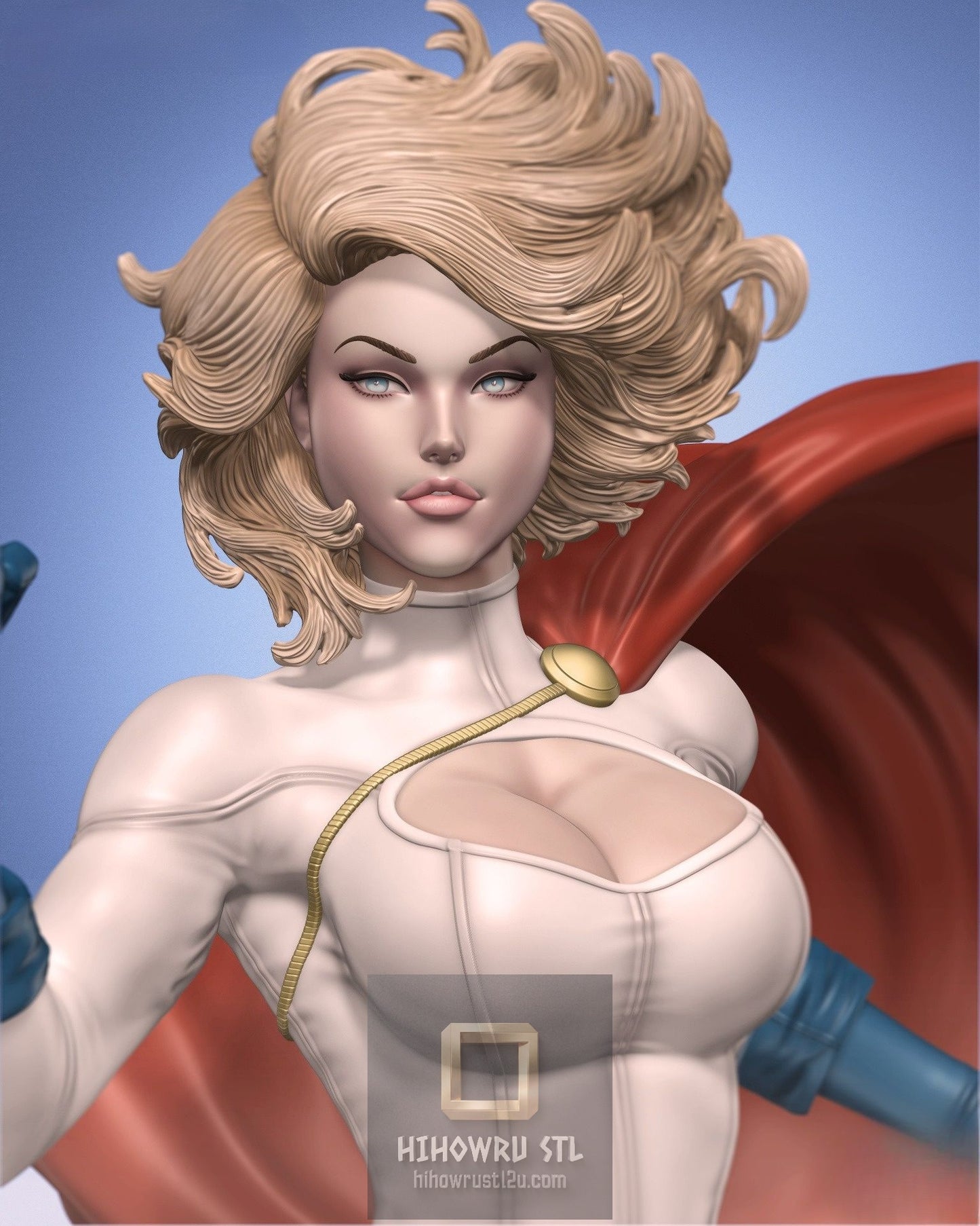 5221 Power Girl NSFW - DC Comics - STL 3D Print Files