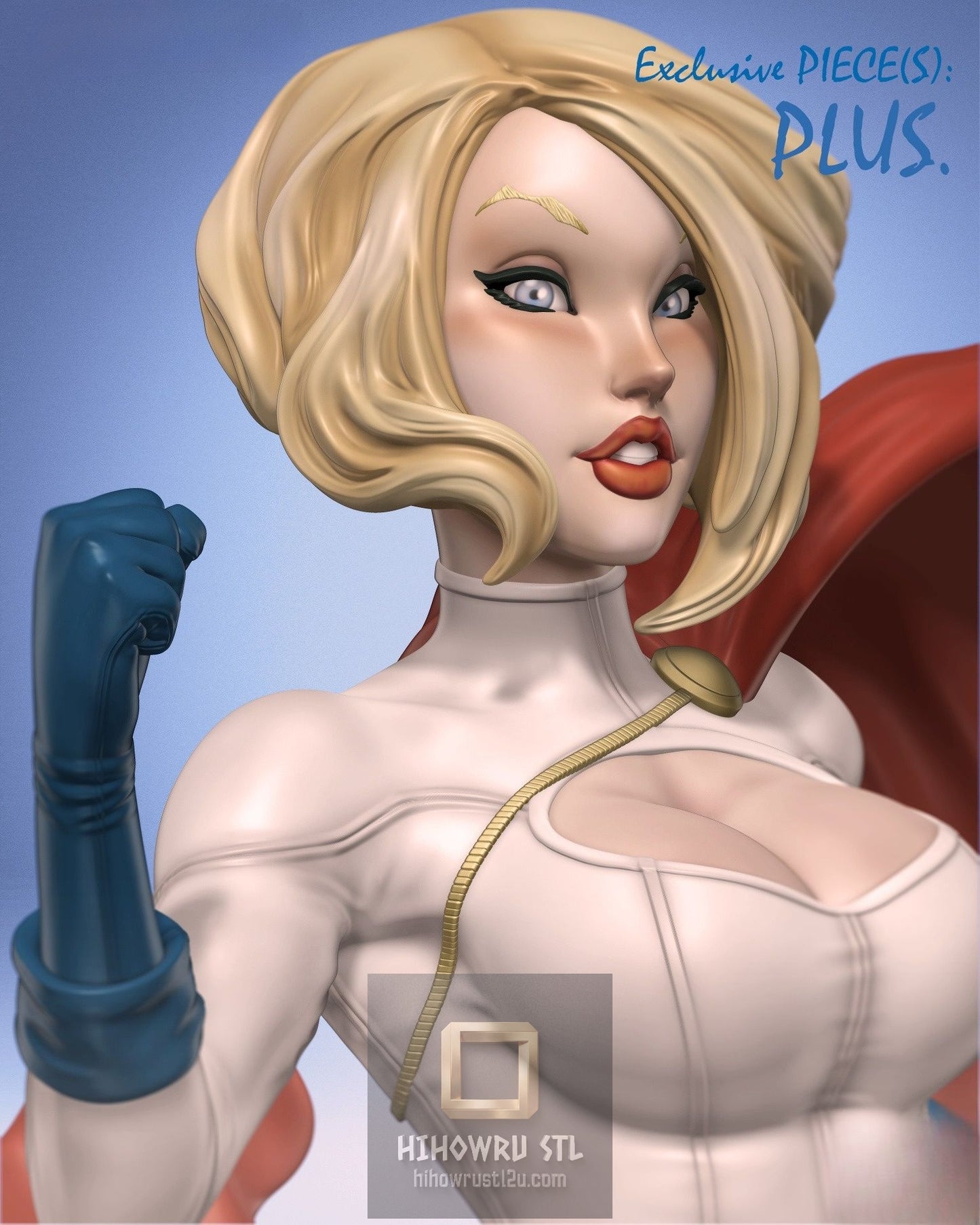 5221 Power Girl NSFW - DC Comics - STL 3D Print Files