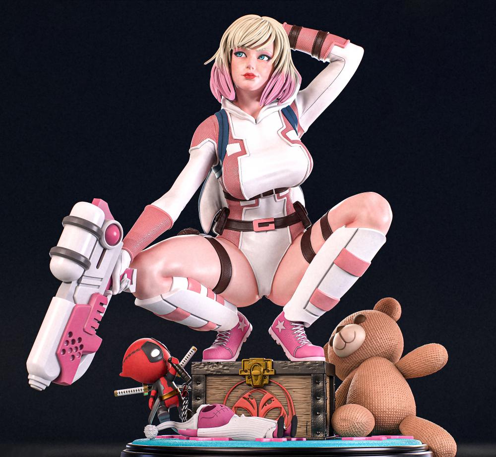 2230 GWENPOOL NSFW - STL 3D Print Files