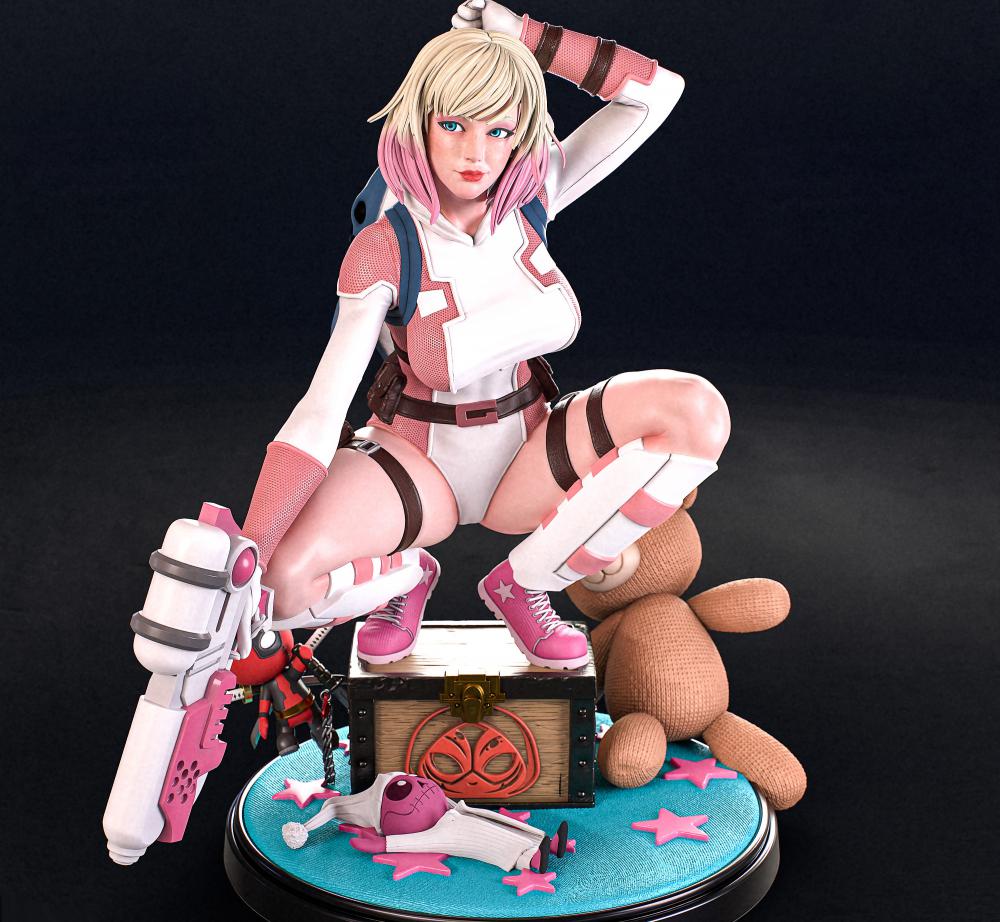 2230 GWENPOOL NSFW - STL 3D Print Files