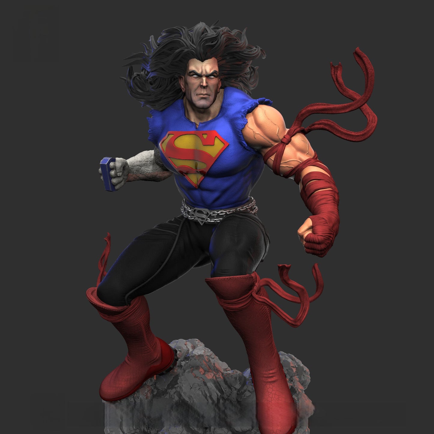 1818 Superman - Death Metal - STL 3D Print Files