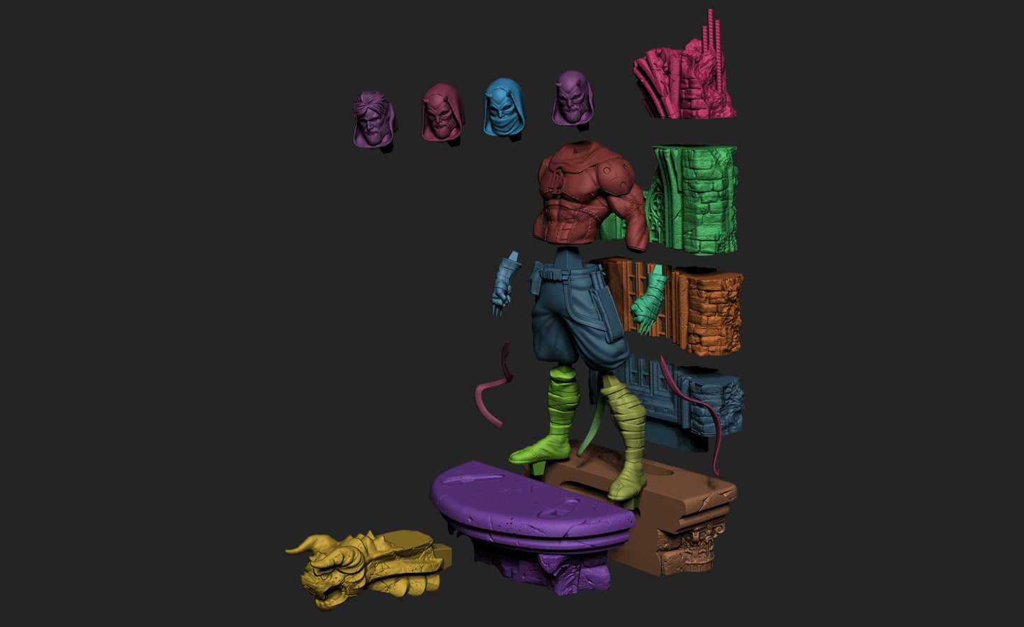 2568 King Daredevil - Marvel Comics - STL 3D Print Files