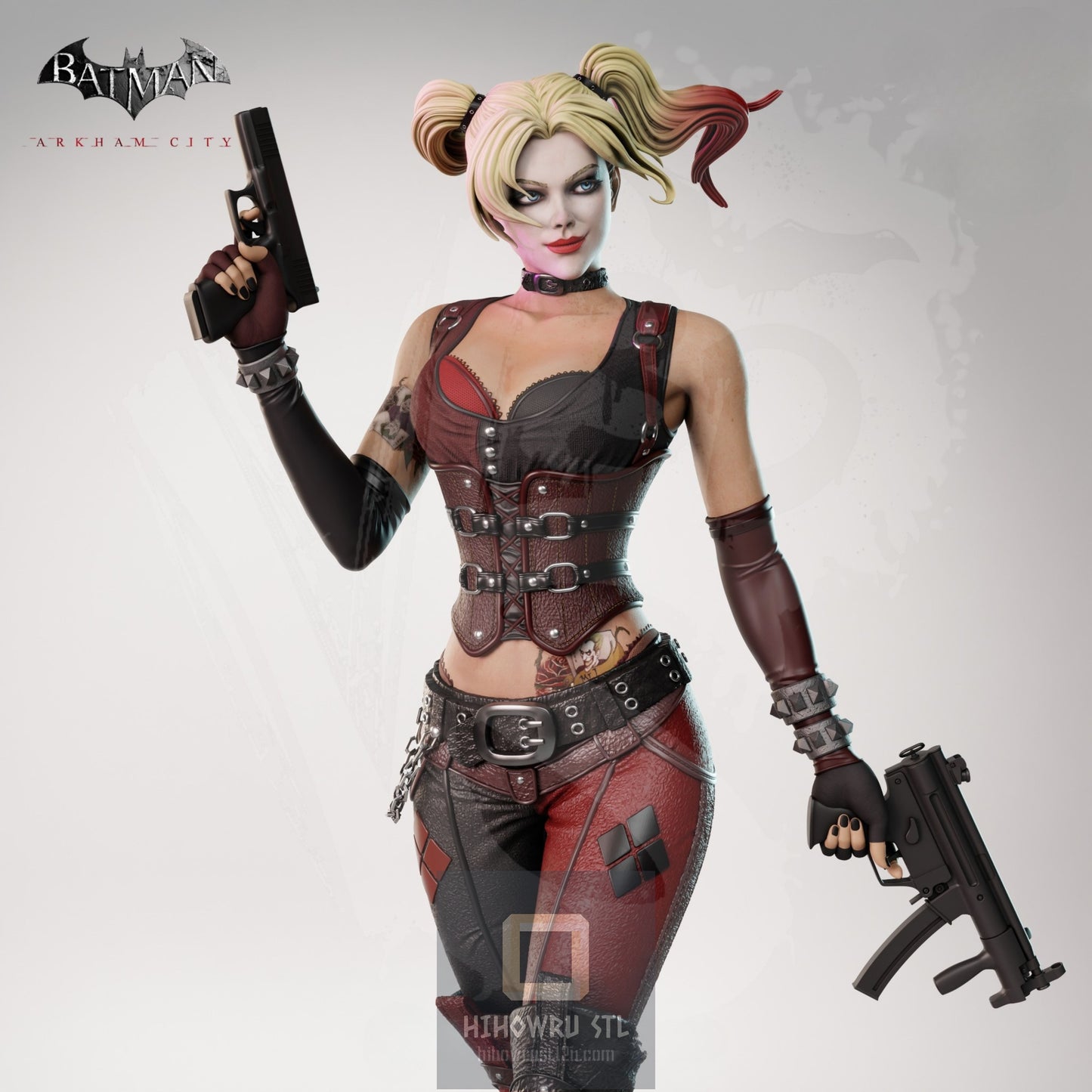4673 Harley Quinn - Arkham Knight - STL 3D Print Files