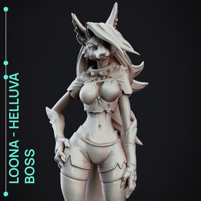 3016 Loona - Helluva Boss - STL 3D Print Files