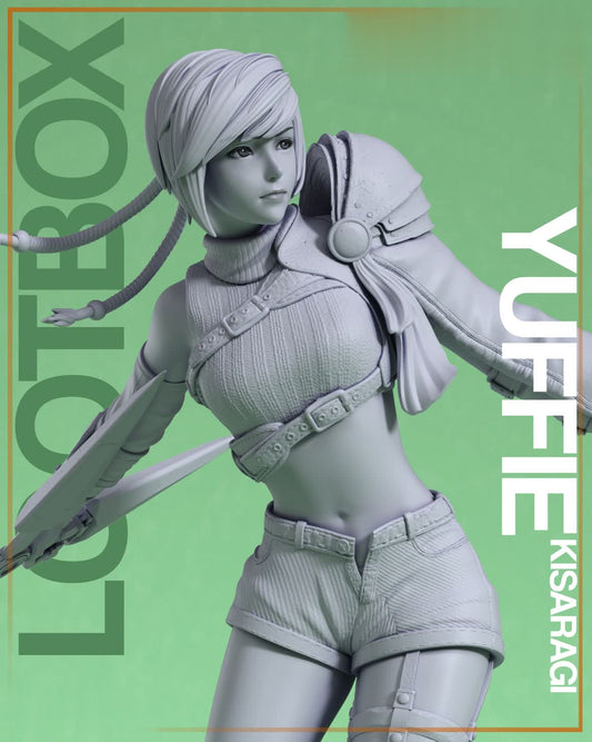 1911 Yuffie Kisaragi - Final Fantasy - STL 3D Print Files