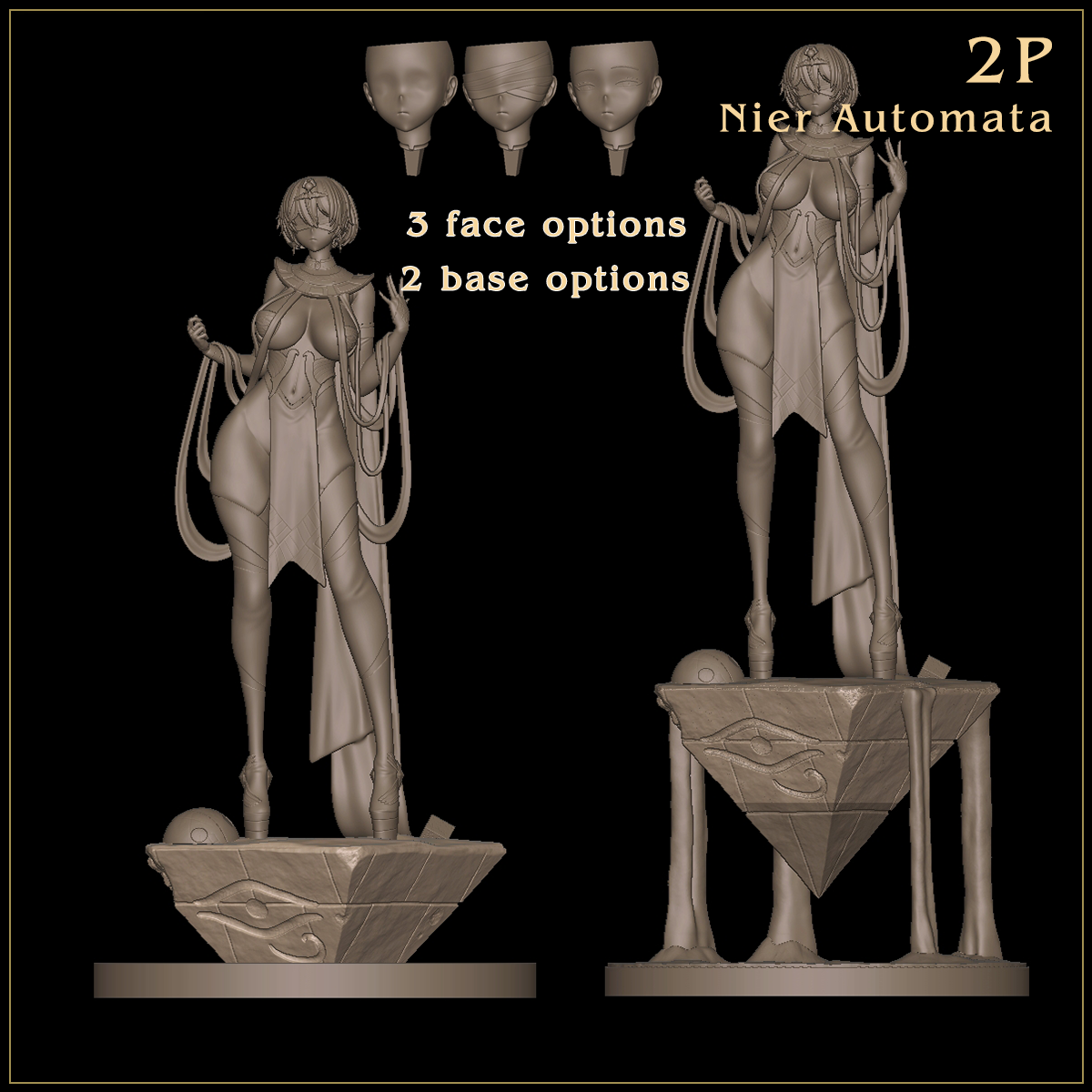 1799 2P - NIER AUTOMATA - STL 3D Print Files