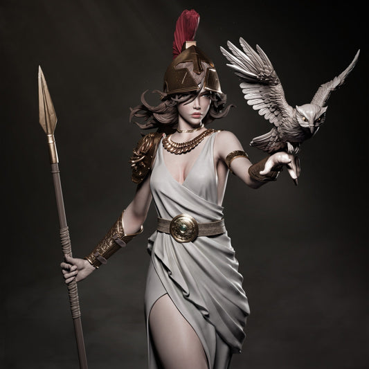 Athena - The Goddess of Wisdom and Military Victory - STL 3D Print Files