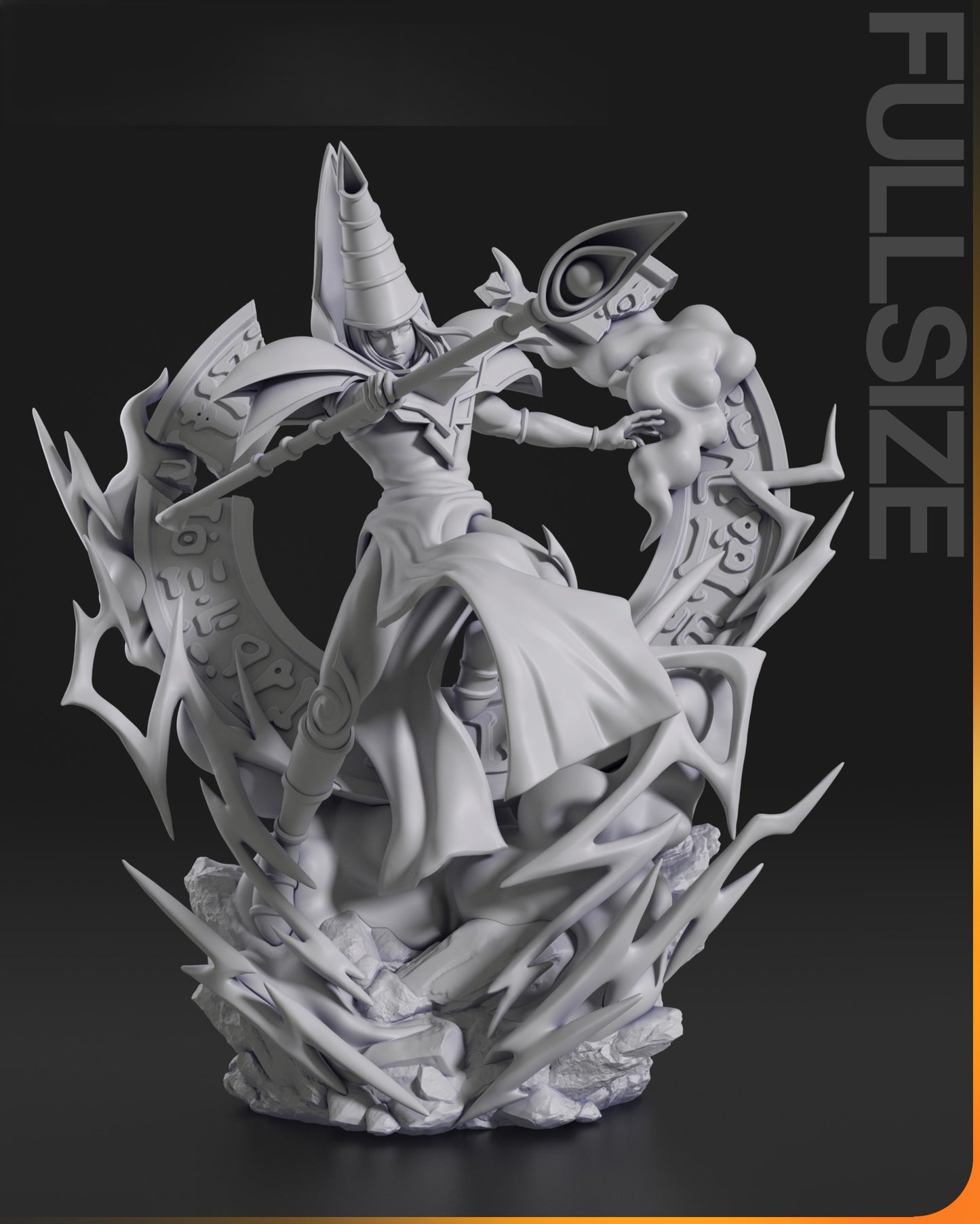 2609 Dark Magician - Yu-Gi-Oh! - STL 3D Print Files