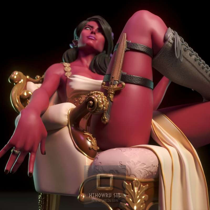 5256 Orianna NSFW - Tiefling - STL 3D Print Files