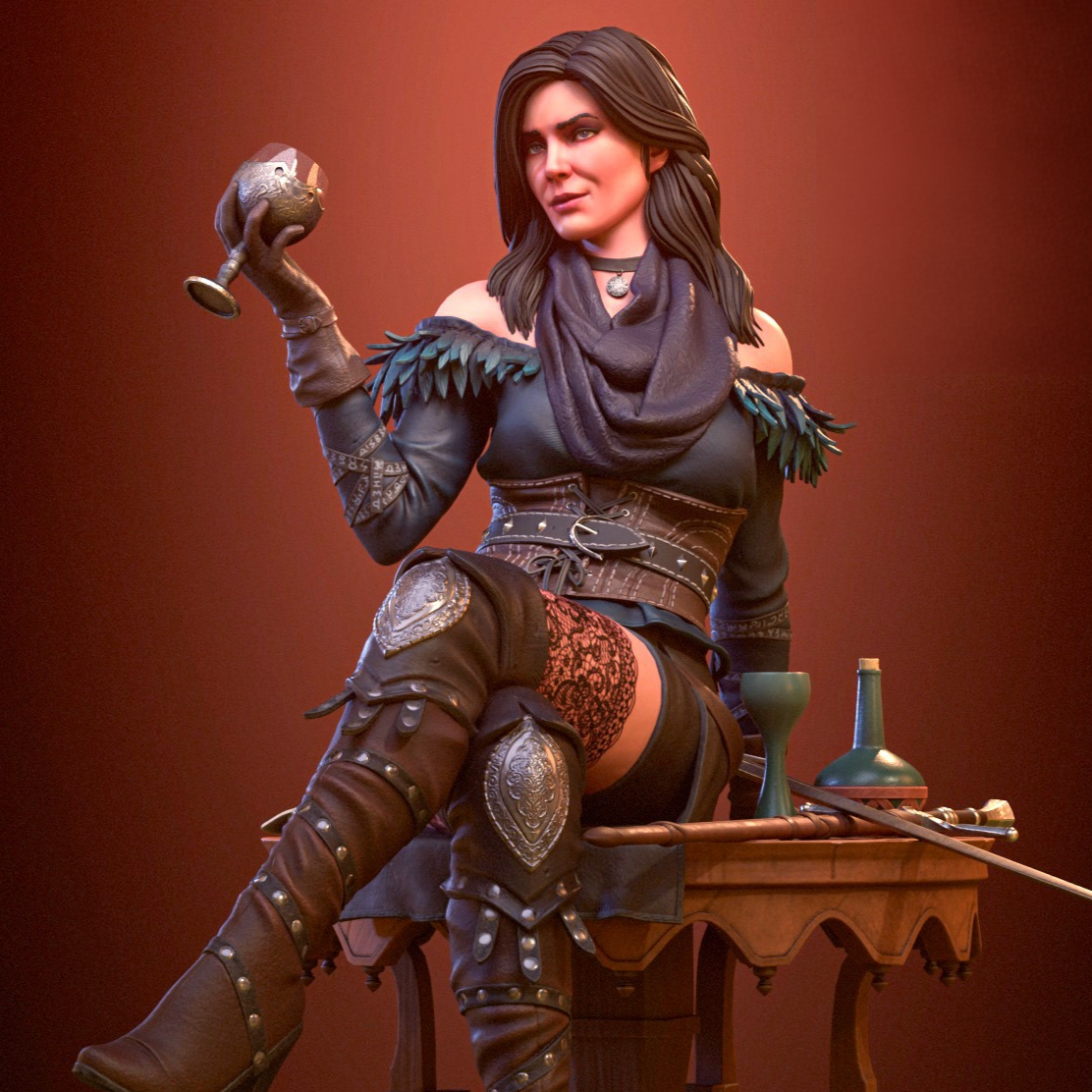 1947 Yennefer of Vengerberg - The Witcher - STL 3D Print Files