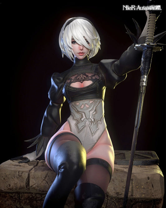 3968 2B - NIER AUTOMATA - STL 3D Print Files