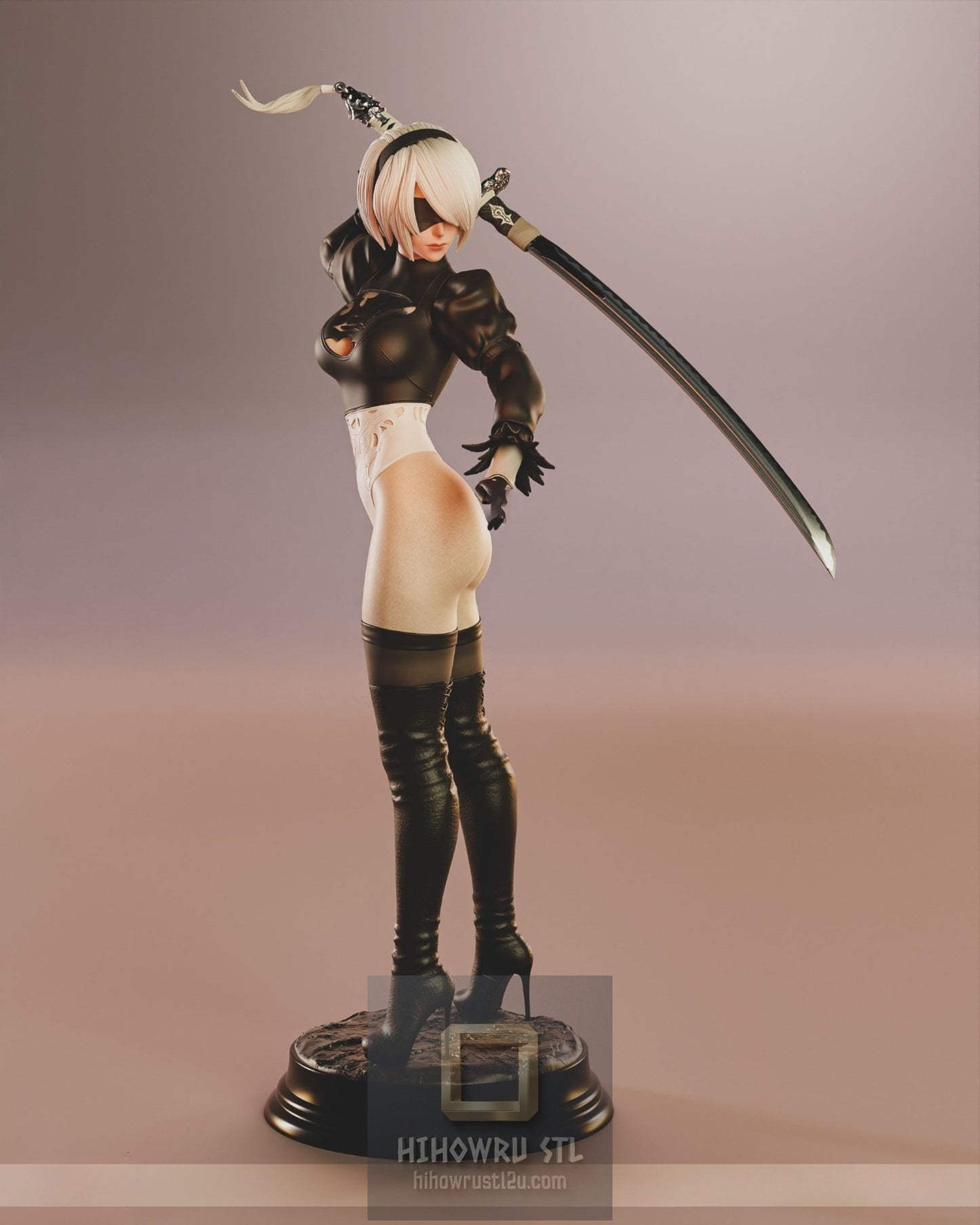 4980 2B - NIER AUTOMATA - STL 3D Print Files