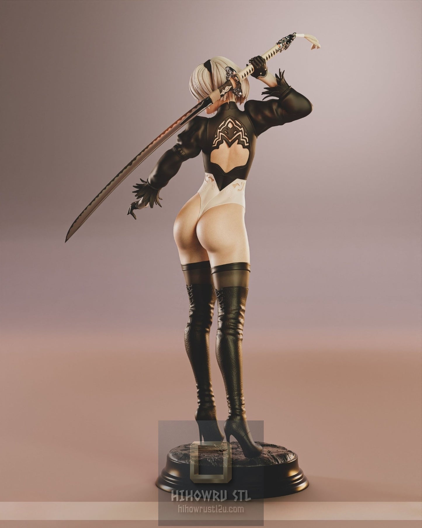 4980 2B - NIER AUTOMATA - STL 3D Print Files