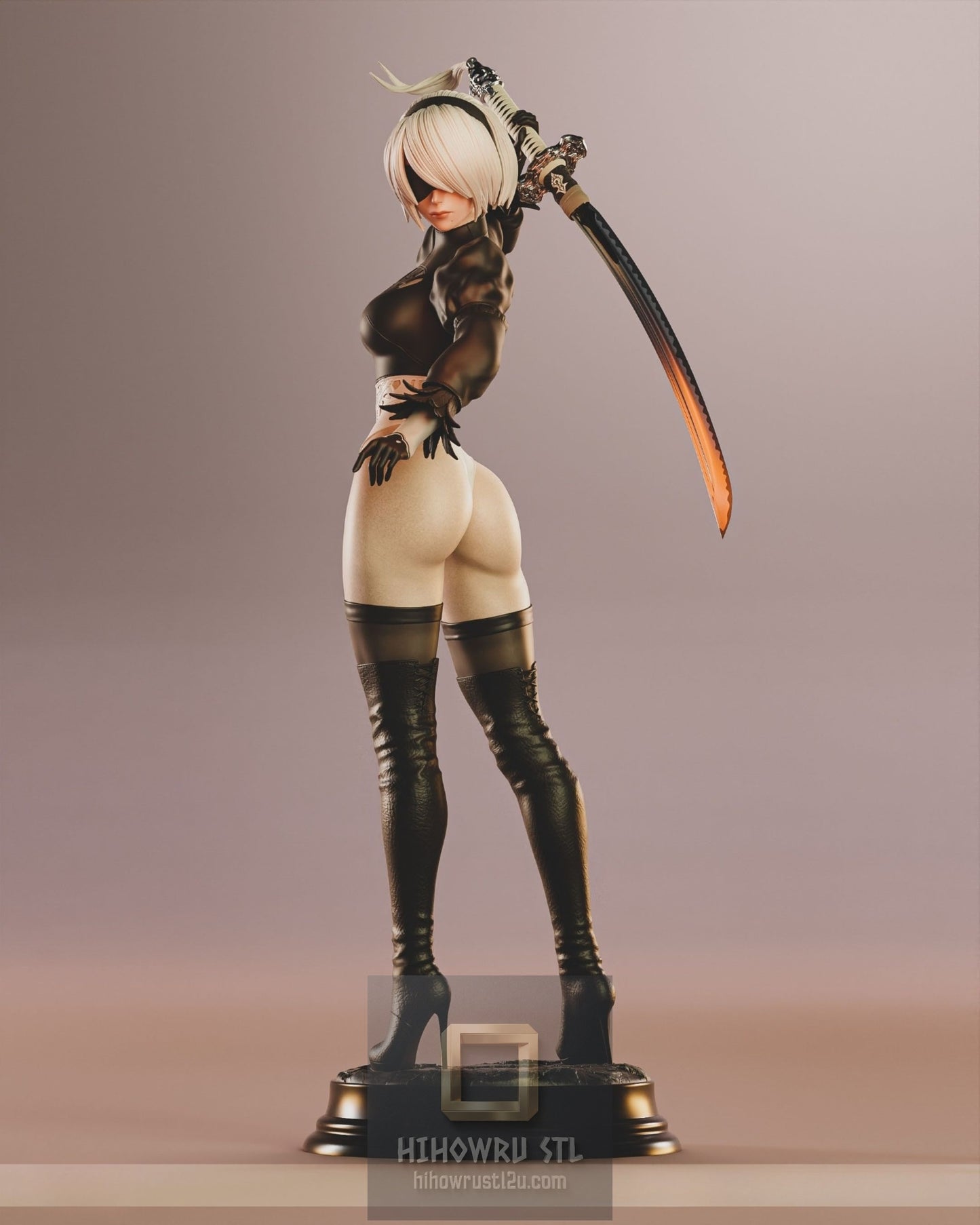 4980 2B - NIER AUTOMATA - STL 3D Print Files