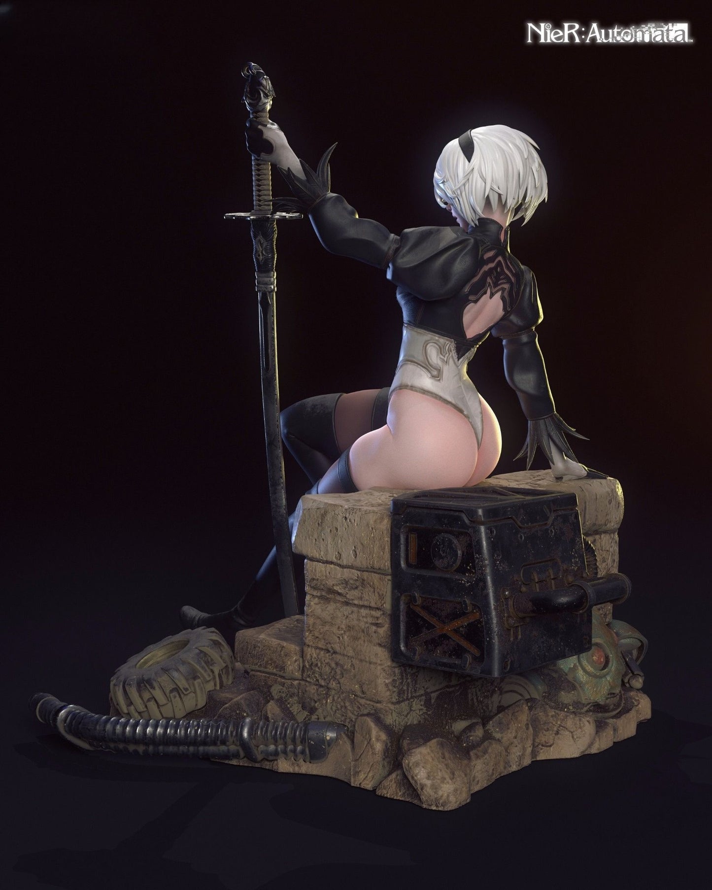 3968 2B - NIER AUTOMATA - STL 3D Print Files