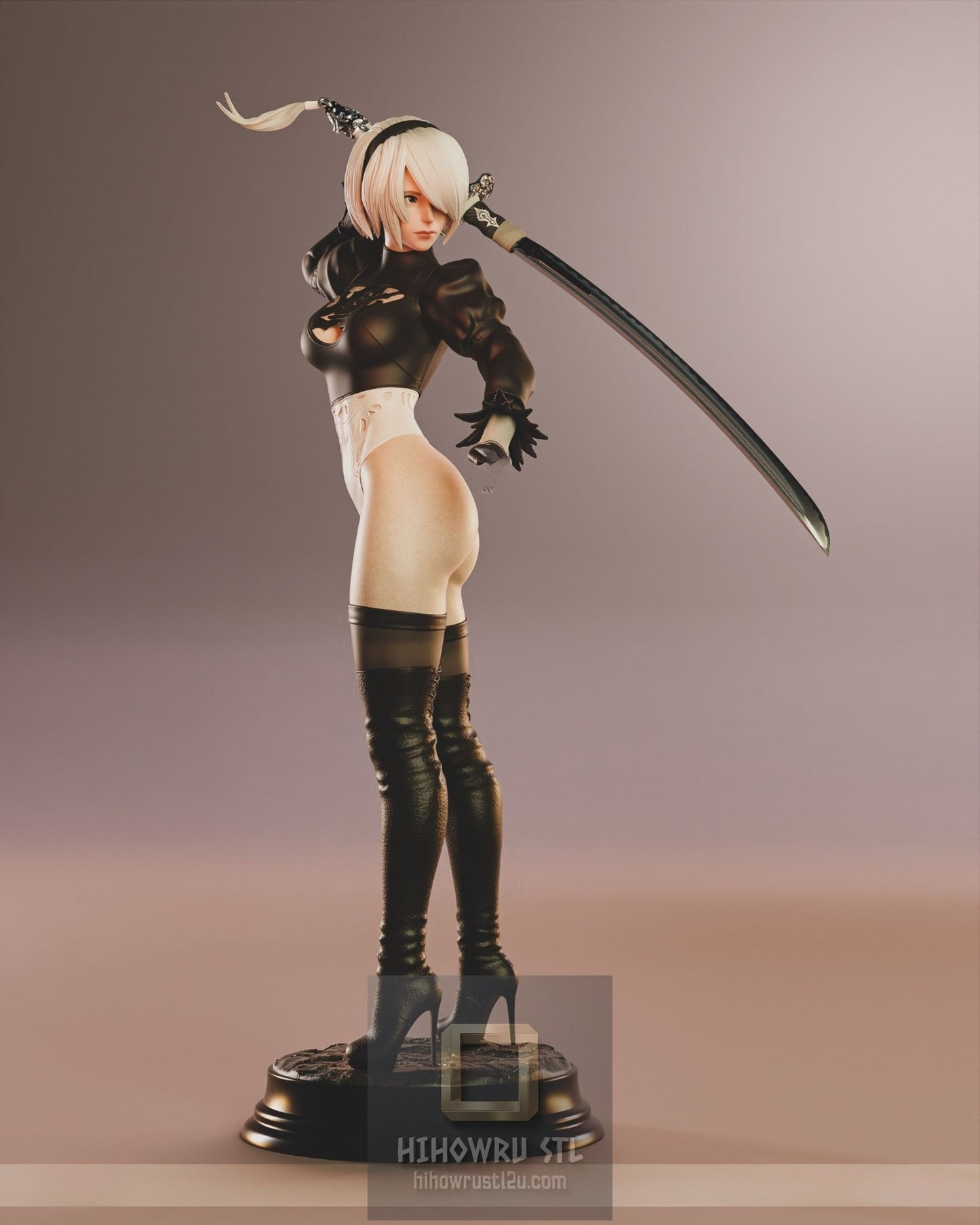 4980 2B - NIER AUTOMATA - STL 3D Print Files