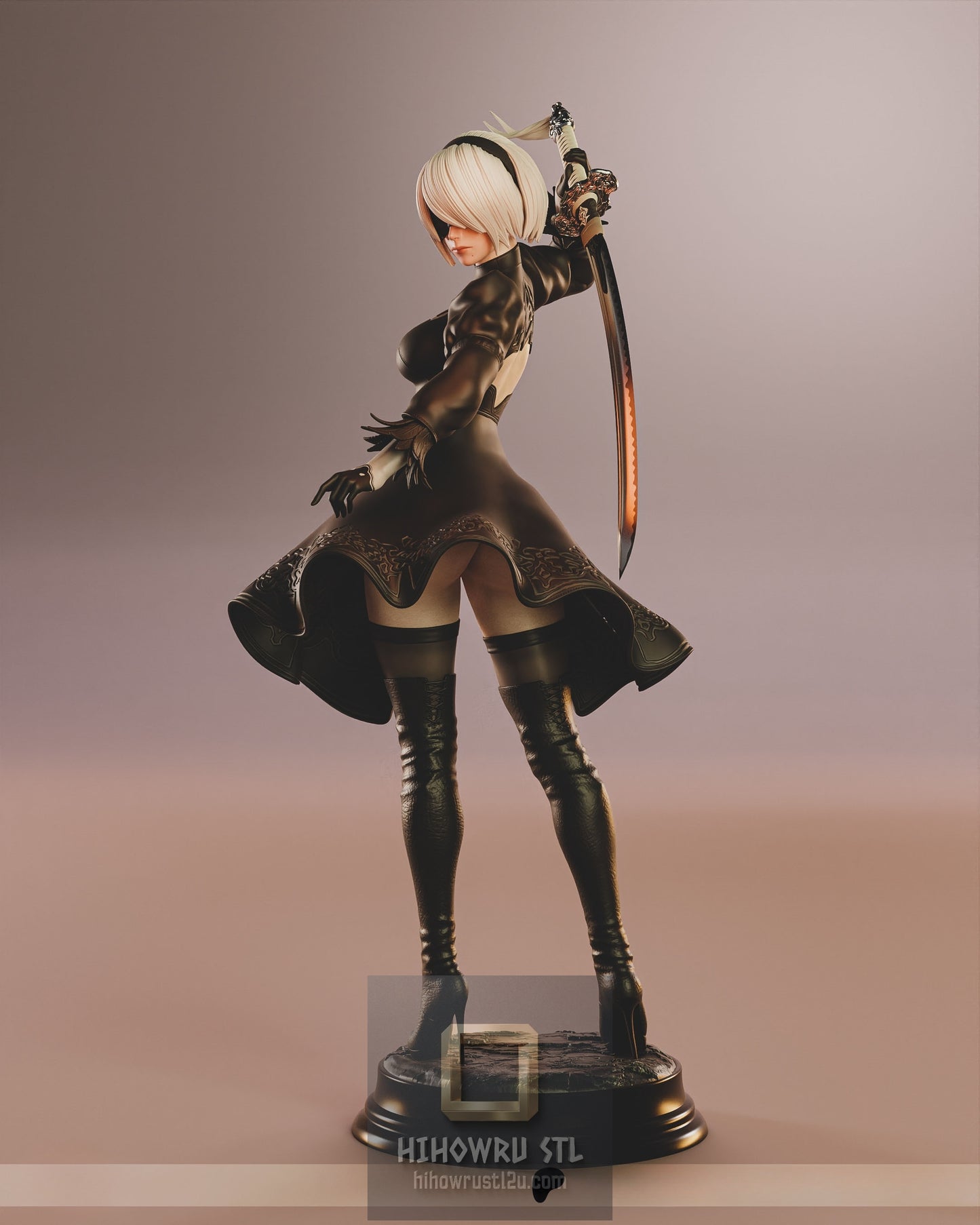 5043 2B NSFW - NIER AUTOMATA - STL 3D Print Files