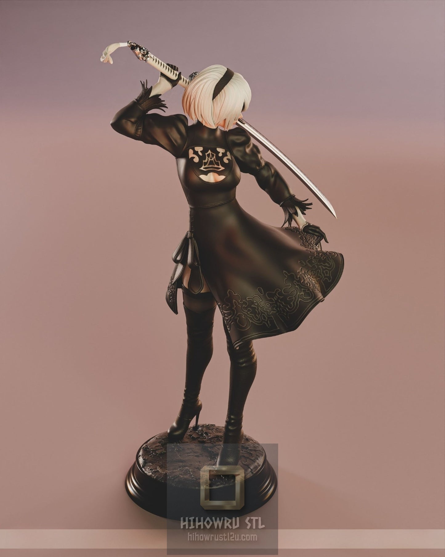 4980 2B - NIER AUTOMATA - STL 3D Print Files