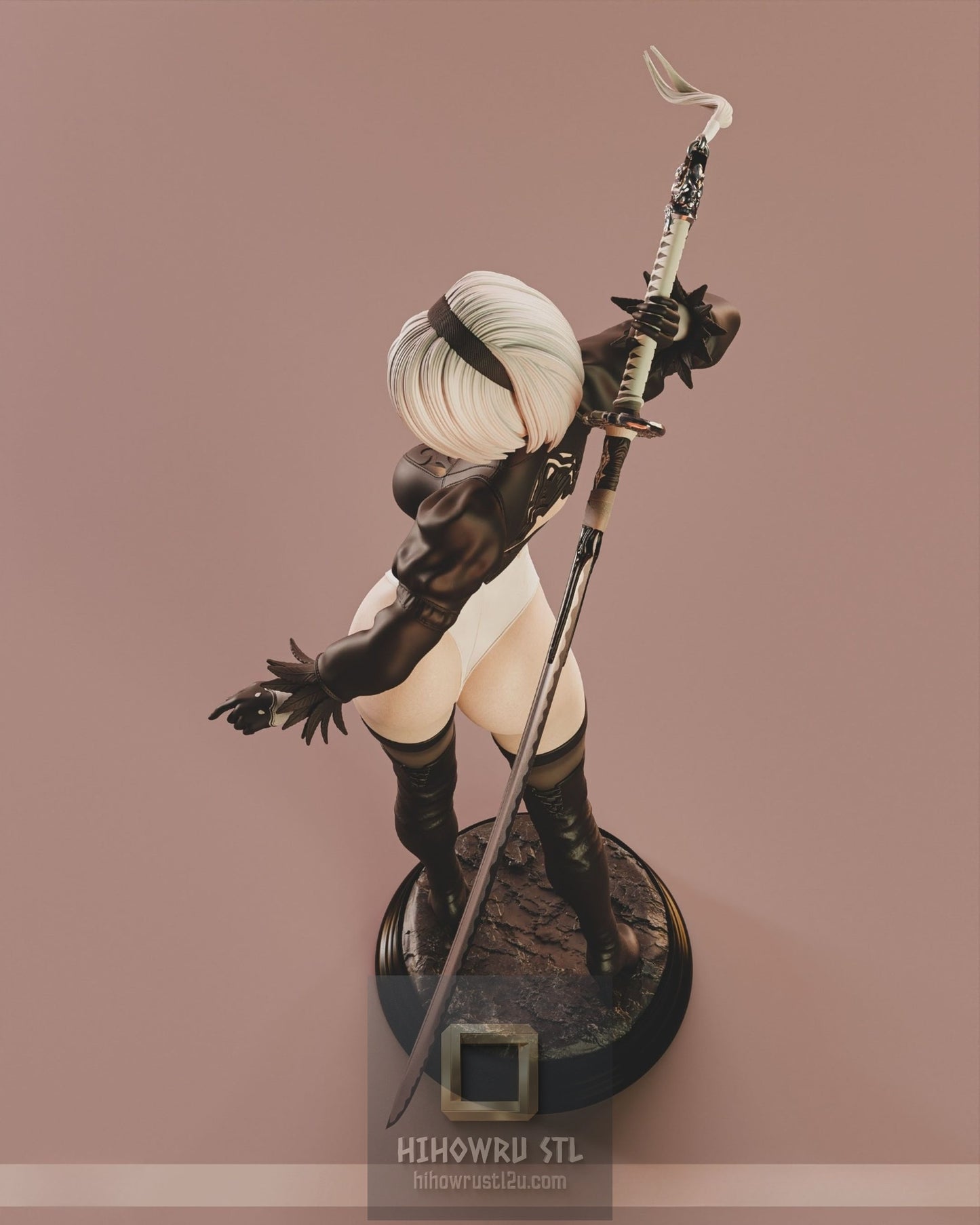 4980 2B - NIER AUTOMATA - STL 3D Print Files