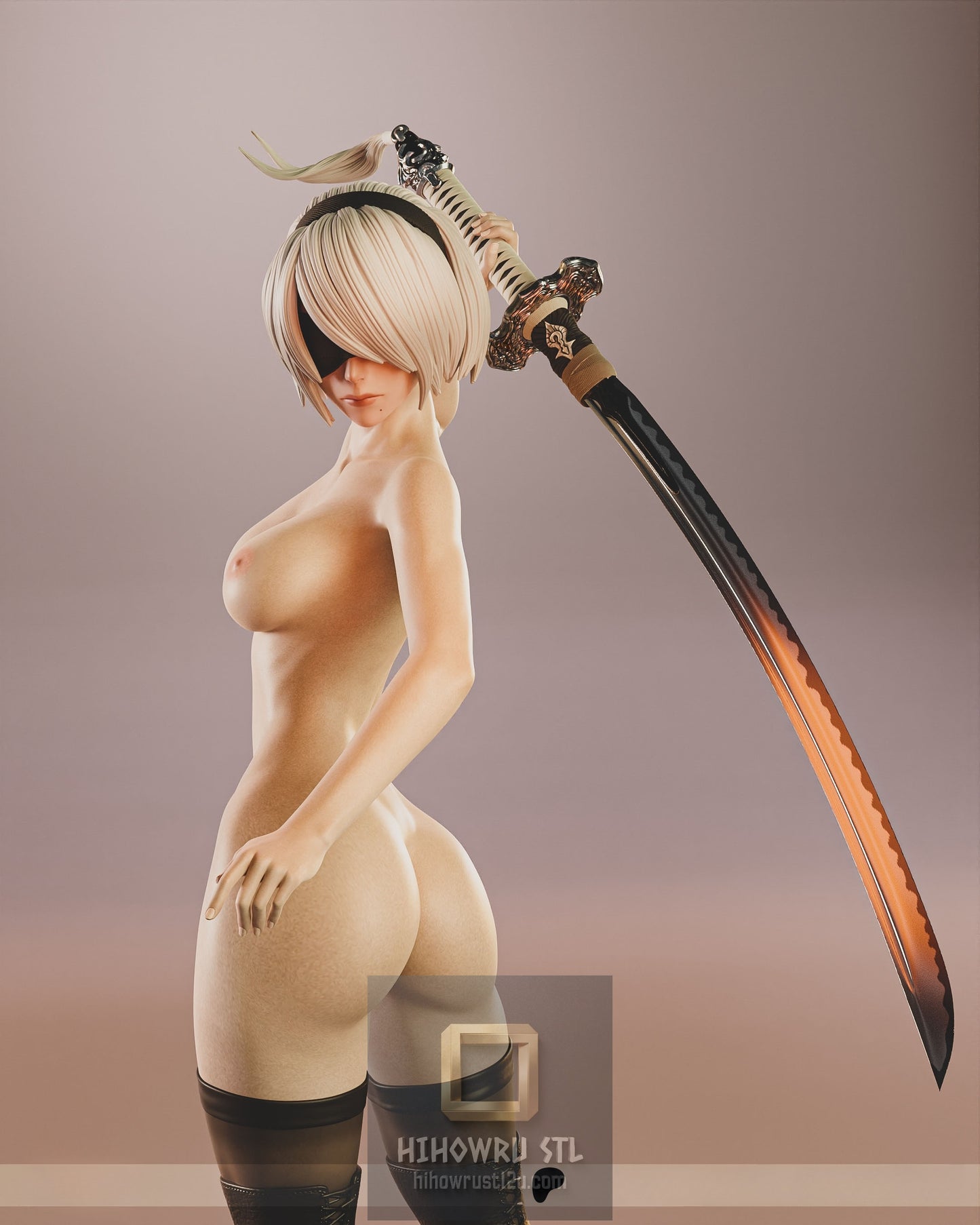 5043 2B NSFW - NIER AUTOMATA - STL 3D Print Files