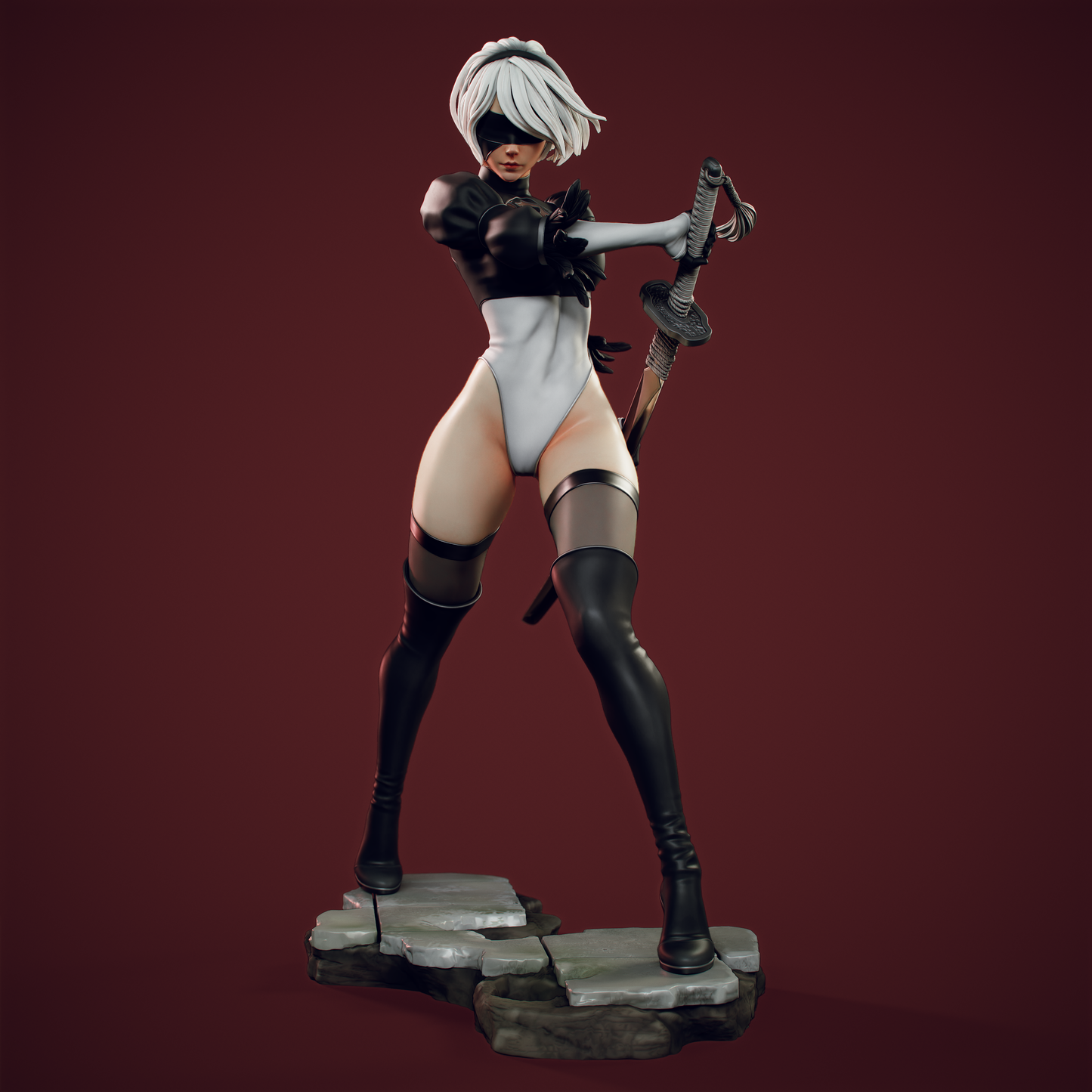 2051 2B - NIER AUTOMATA - STL 3D Print Files