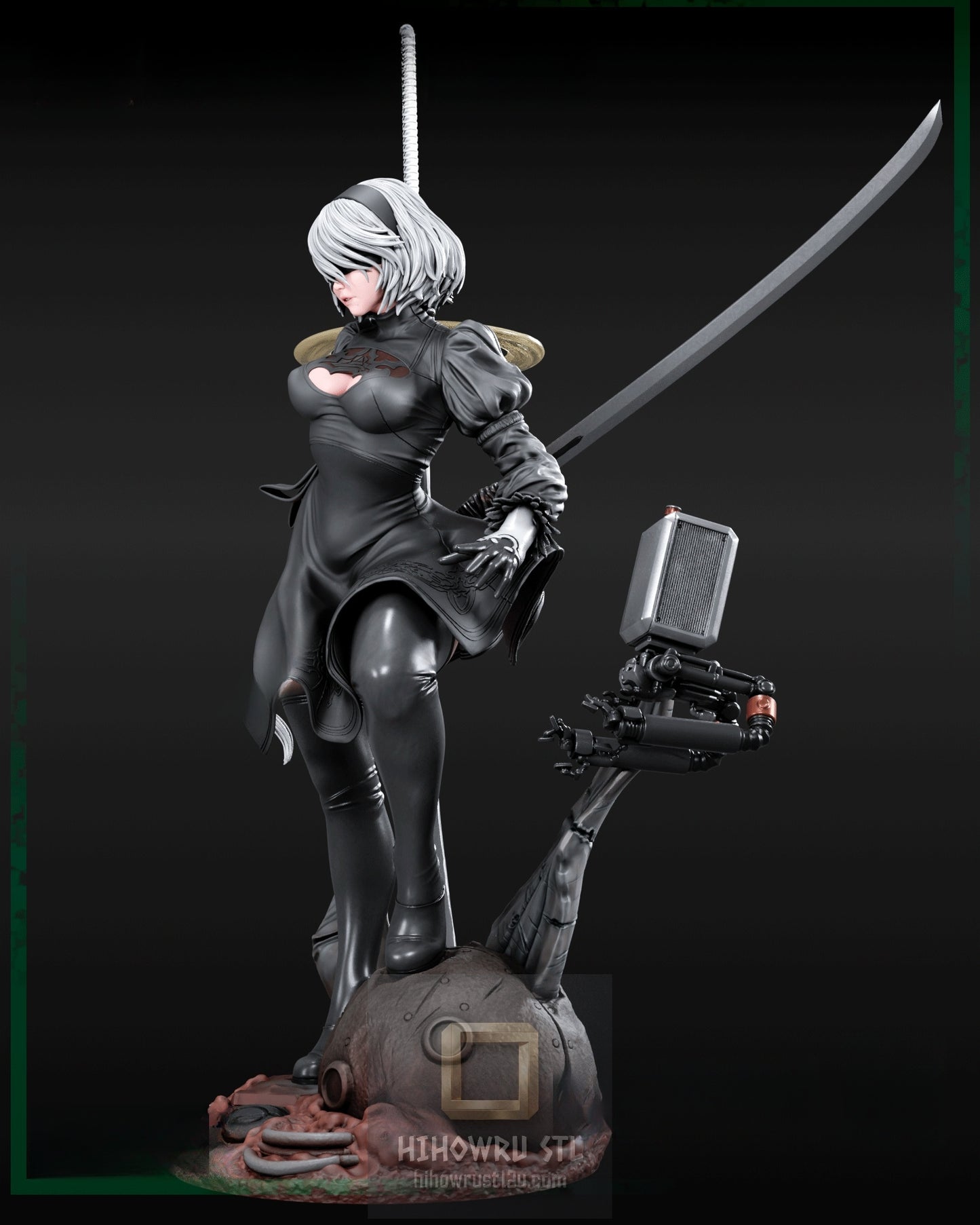 4990 2B NSFW - NIER AUTOMATA - STL 3D Print Files