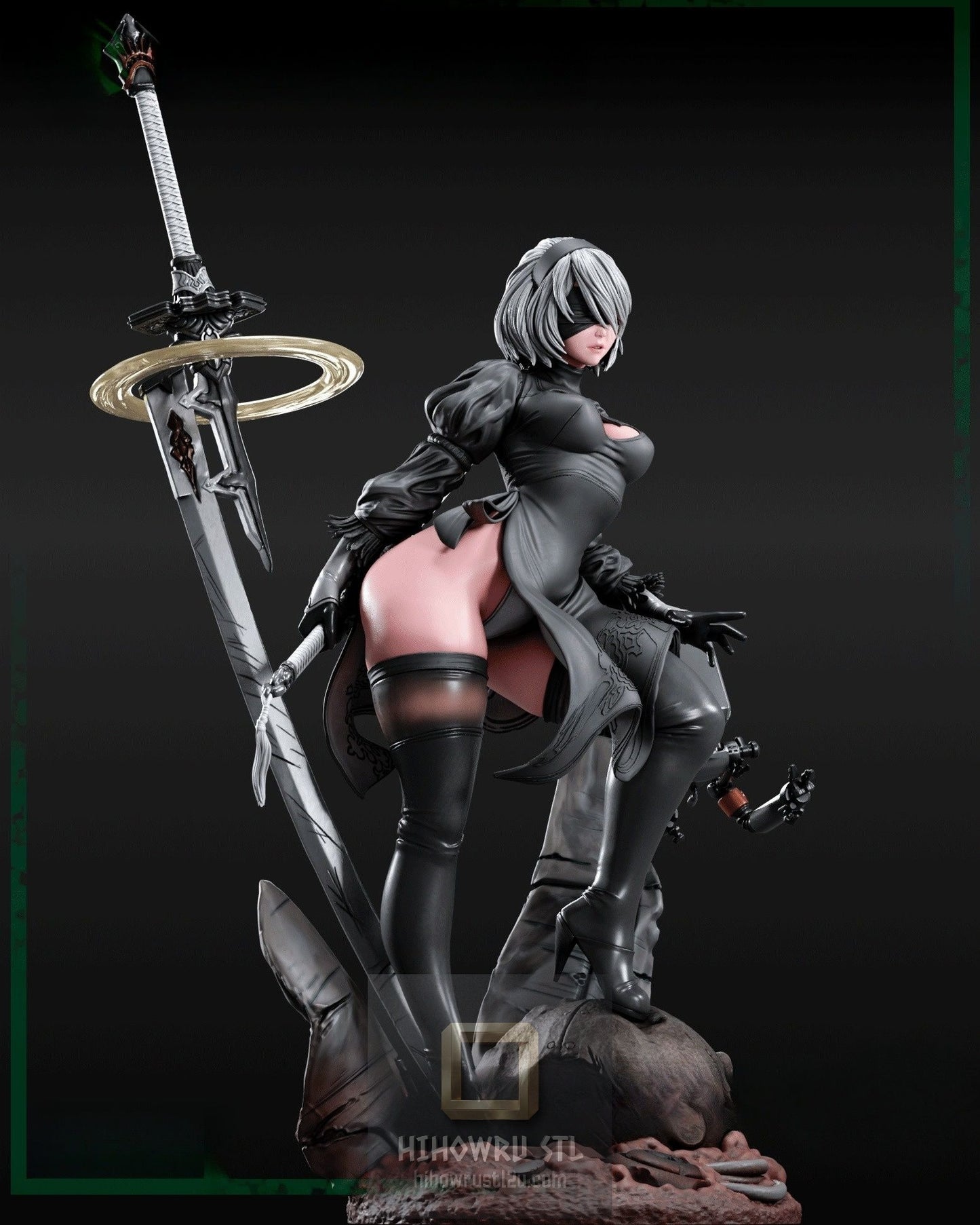 4990 2B NSFW - NIER AUTOMATA - STL 3D Print Files
