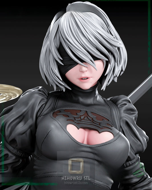 4990 2B NSFW - NIER AUTOMATA - STL 3D Print Files