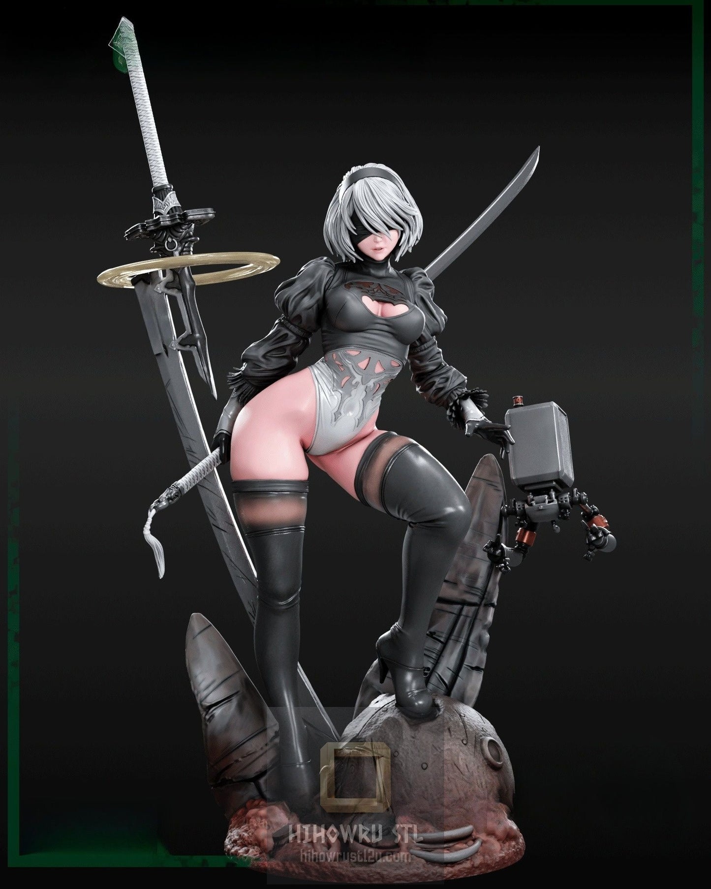 4990 2B NSFW - NIER AUTOMATA - STL 3D Print Files