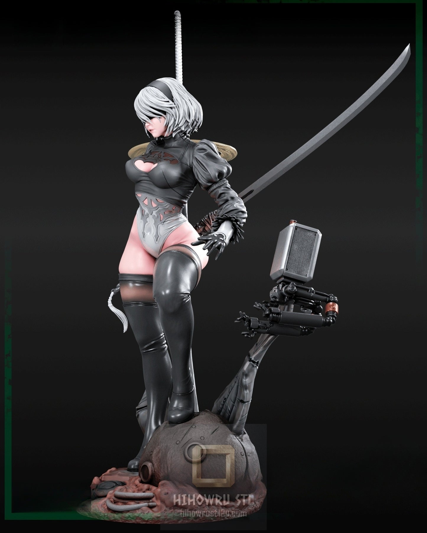 4990 2B NSFW - NIER AUTOMATA - STL 3D Print Files