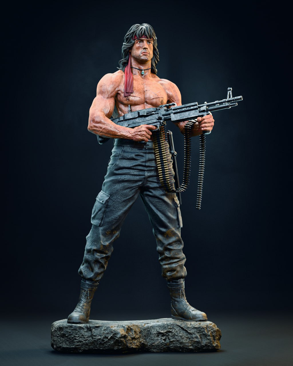 2983 Rambo - First Blood - STL 3D Print Files