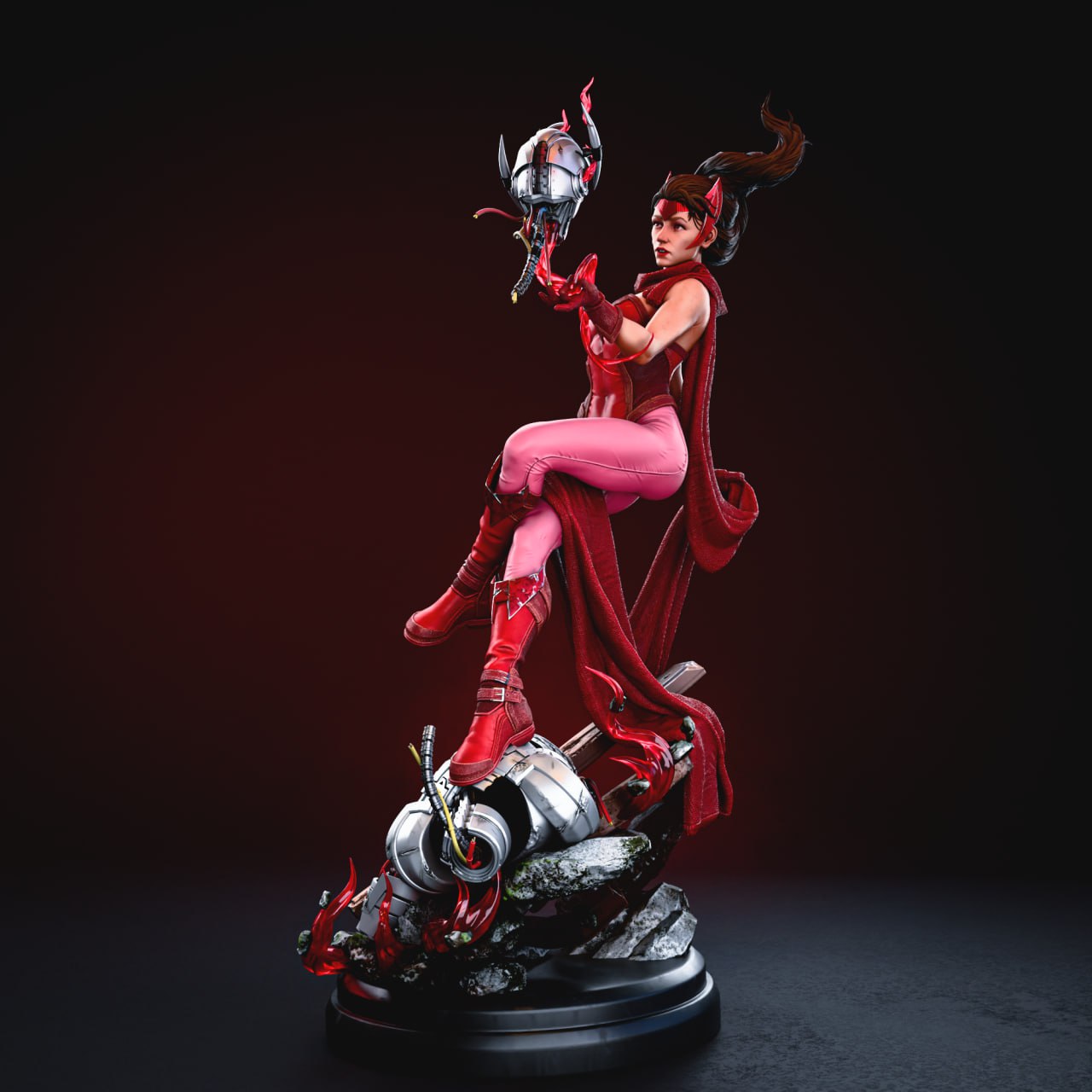 2982 Scarlet Witch - Wanda Maximoff - STL 3D Print Files