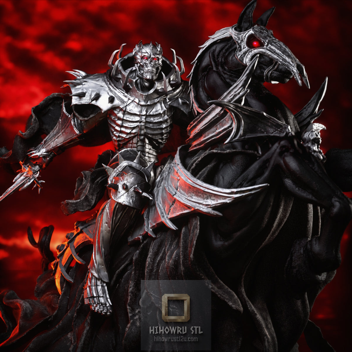 5657 Skull Knight - Berserk - STL 3D Print Files
