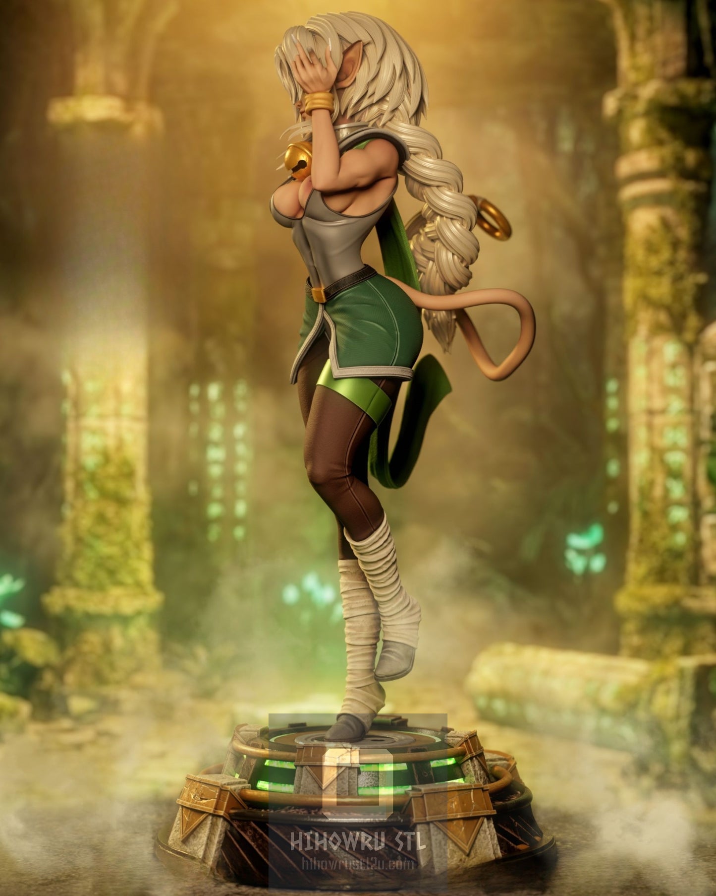 4635 Aisha Clan-Clan NSFW - Outlaw Star - STL 3D Print Files