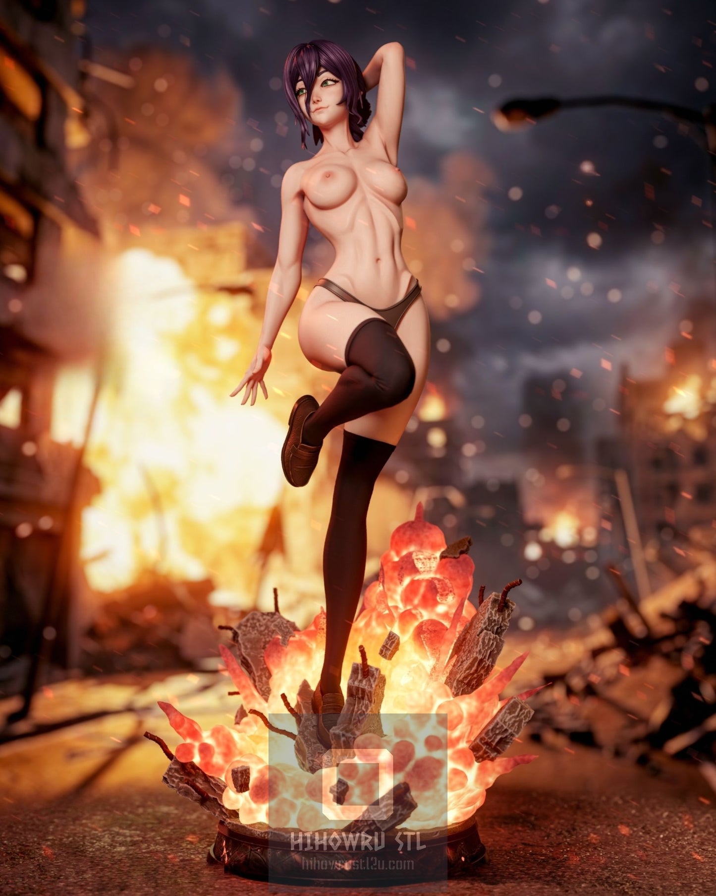 4893 Reze NSFW - Chainsaw Man - STL 3D Print Files