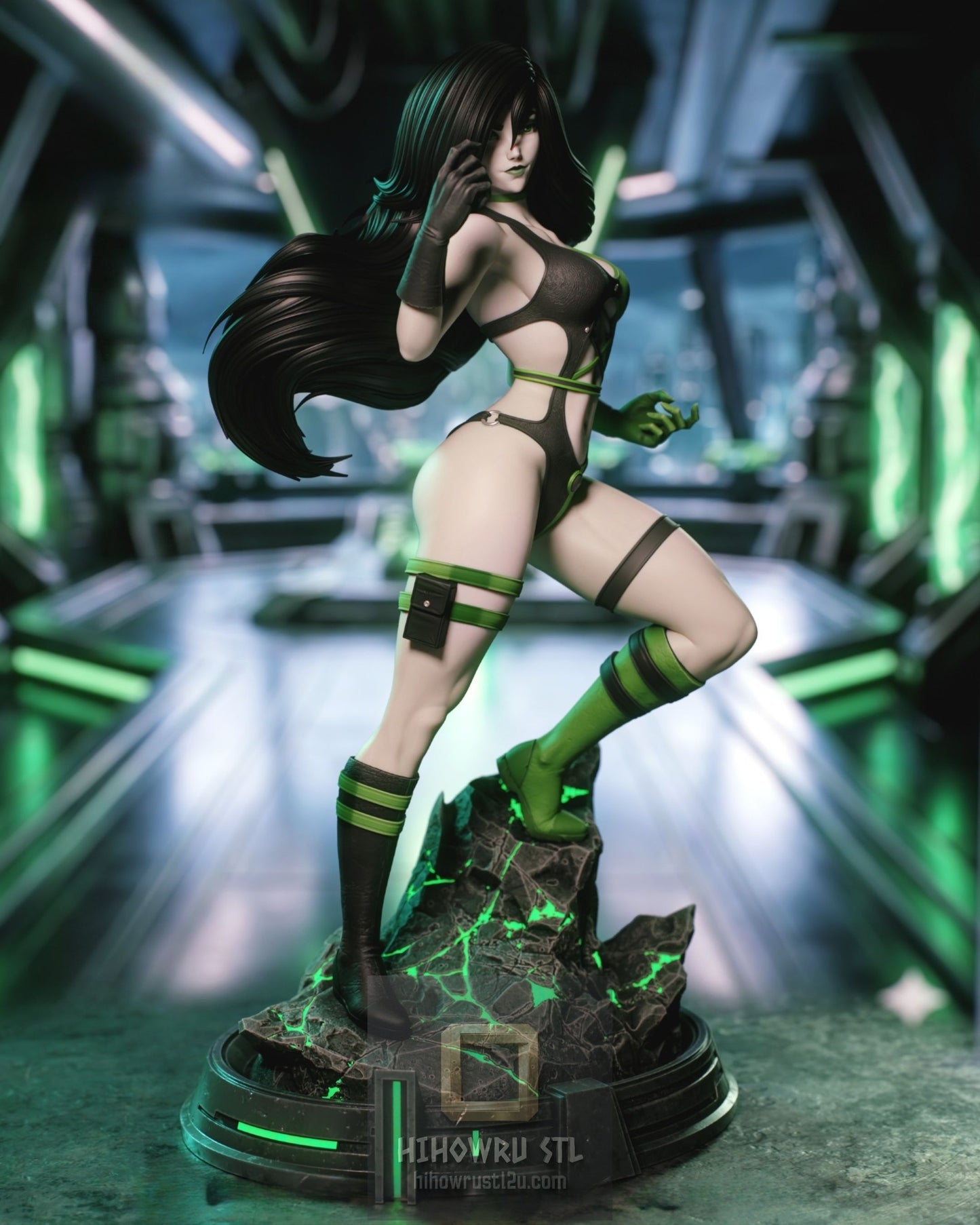 4916 Shego - Kim Possible - STL 3D Print Files