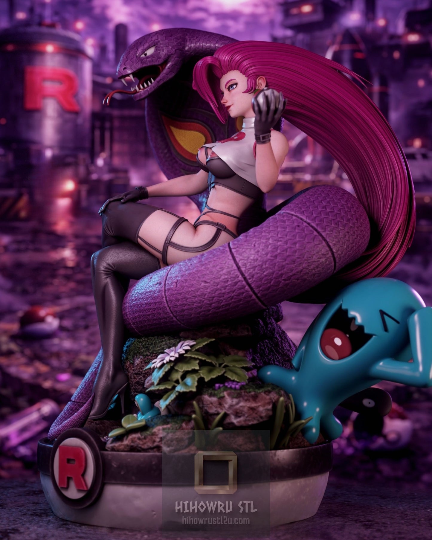 5038 Jessie NSFW - Pokemon - STL 3D Print Files