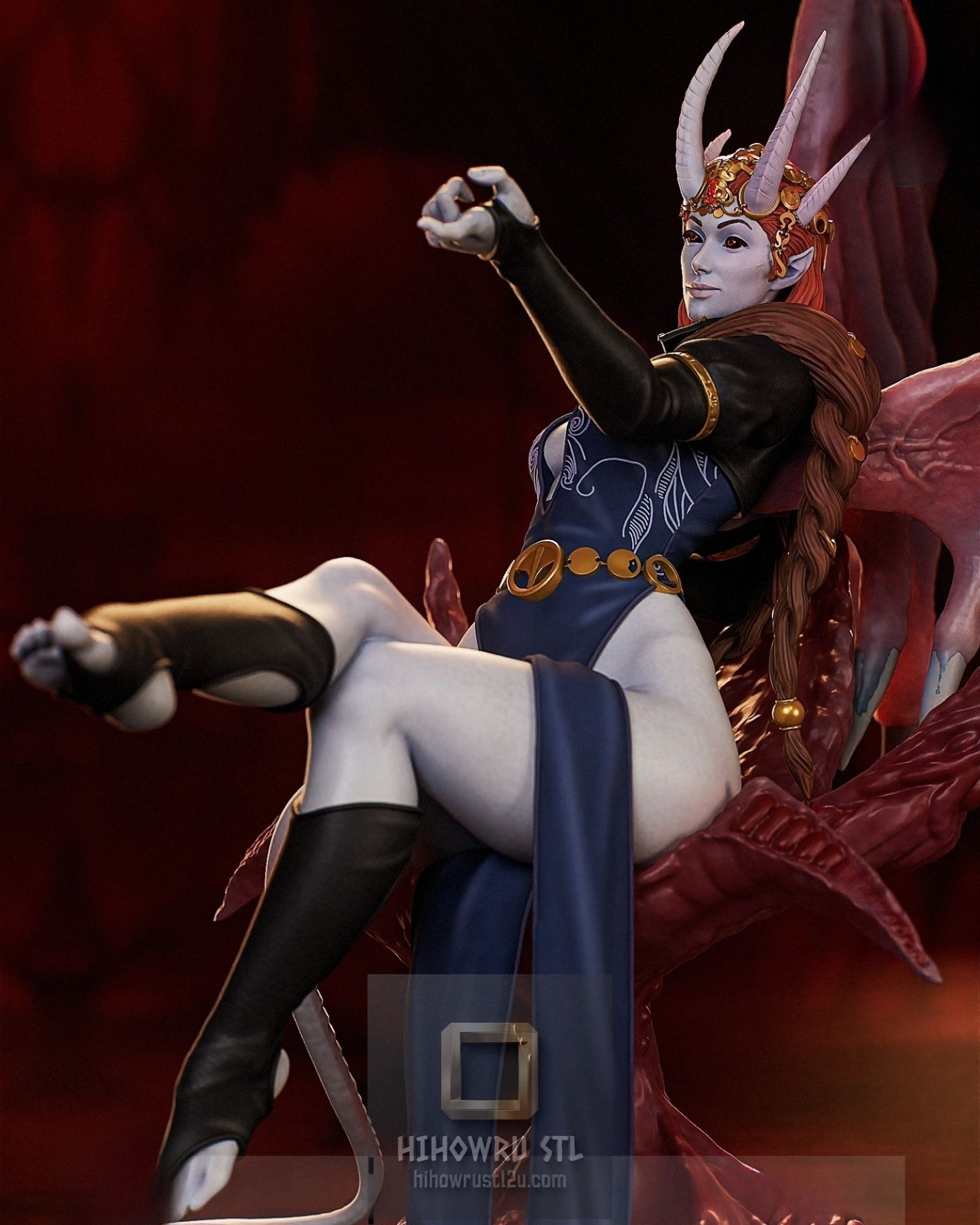 5191 Mizora NSFW - Baldurs Gate 3 - STL 3D Print Files