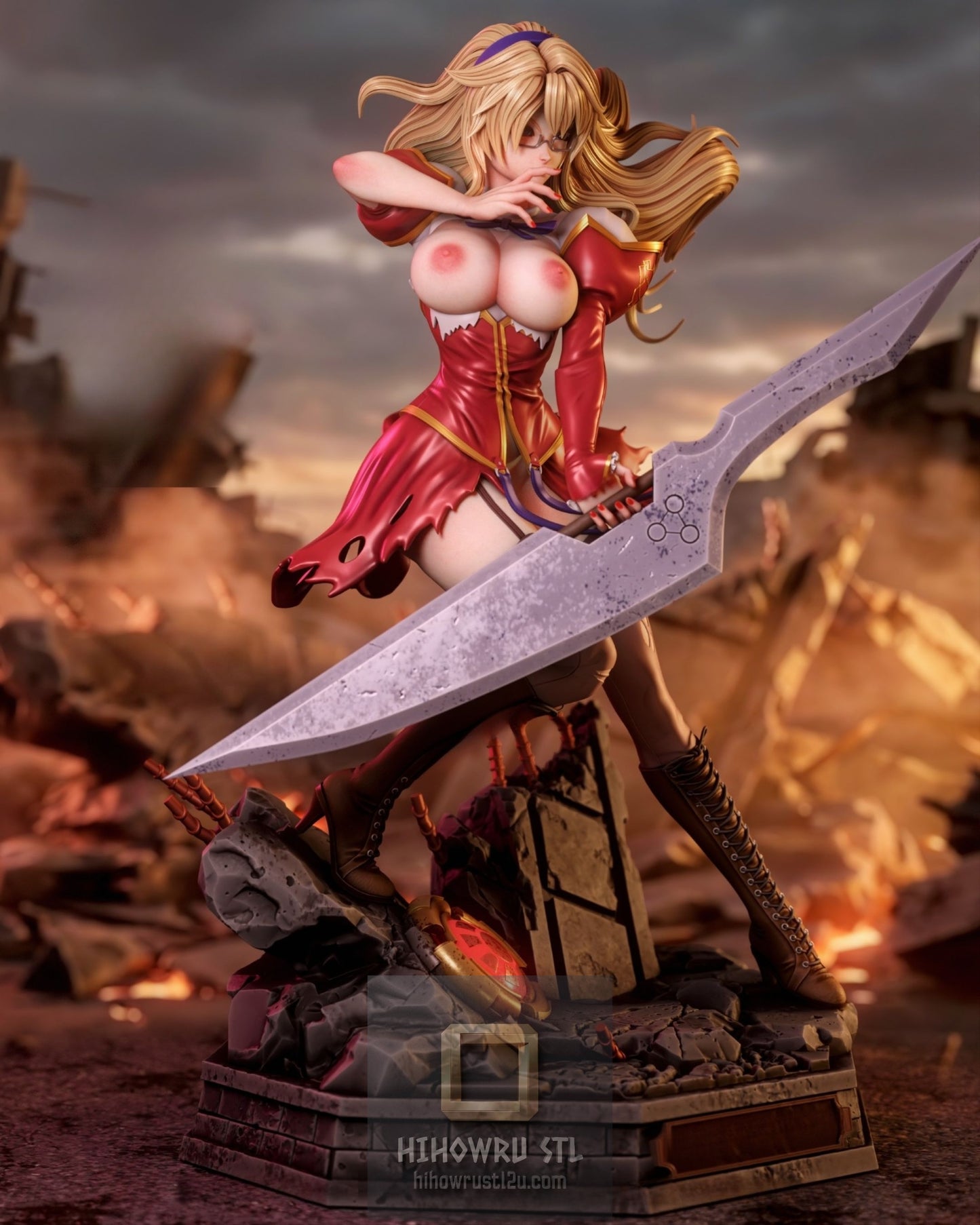5223 Satellizer L. Bridget NSFW - Freezing - STL 3D Print Files