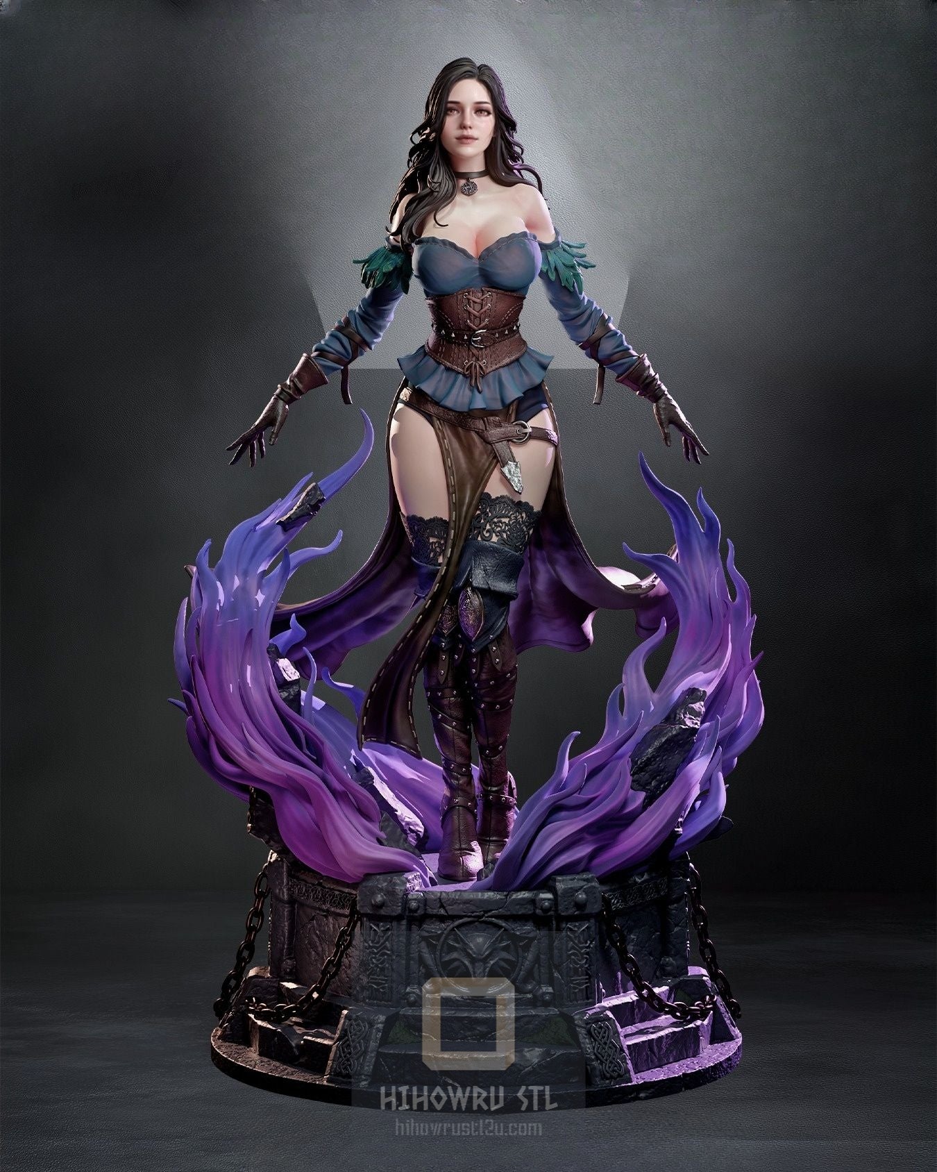 4503 Yennefer of Vengerberg NSFW - The Witcher - STL 3D Print Files
